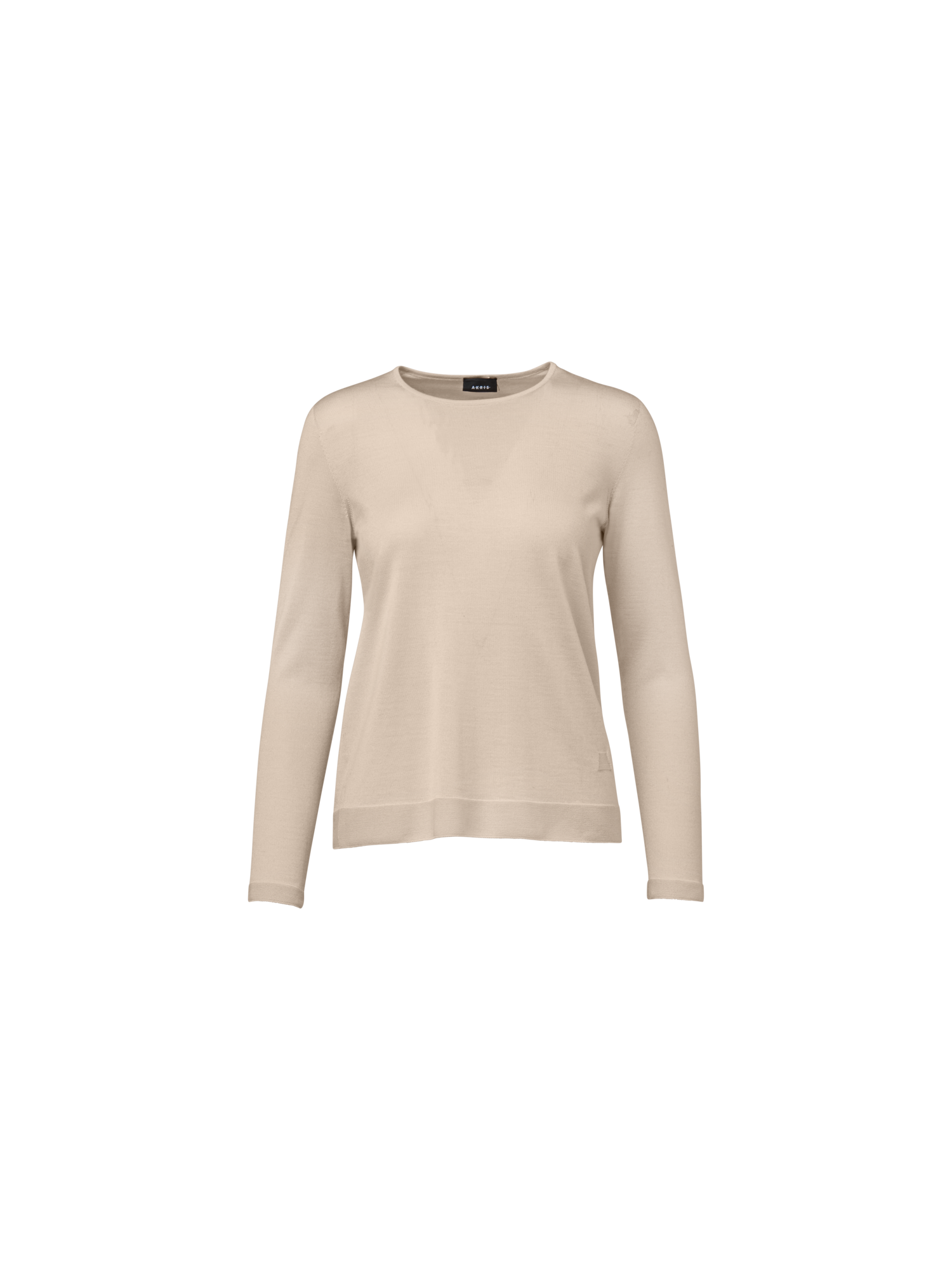 Designer Pullover aus Kaschmir mit Seide - Beige