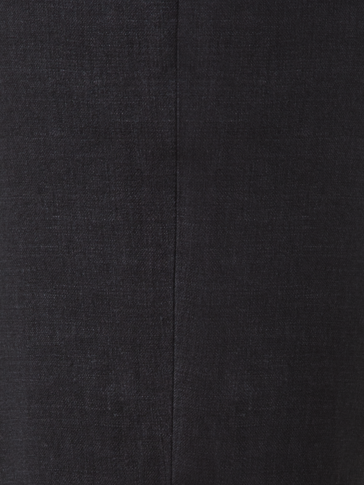 Designer Gerade Hose aus Leinen - Schwarz