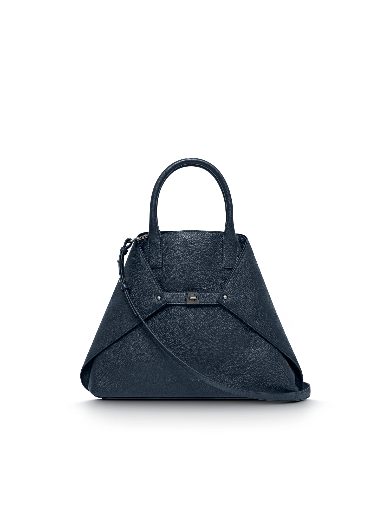 Designer Ai Medium Top Handle Tote - Dunkelblau - Blau