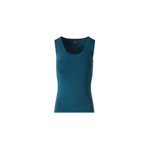 Strick-Tank-Top aus Seiden-Stretch