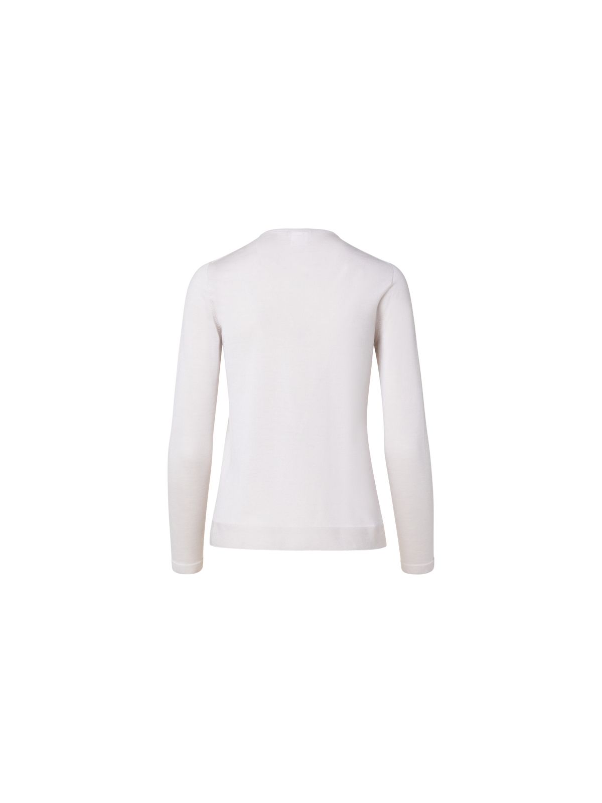 Designer Nahtloser Strickpullover aus Kaschmir und Seide