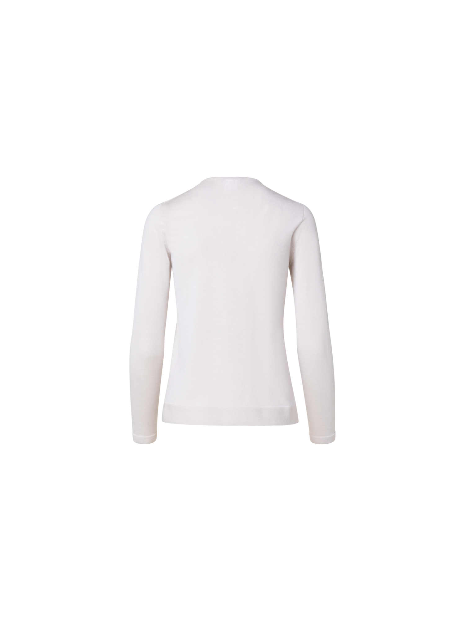 Designer Nahtloser Strickpullover aus Kaschmir und Seide