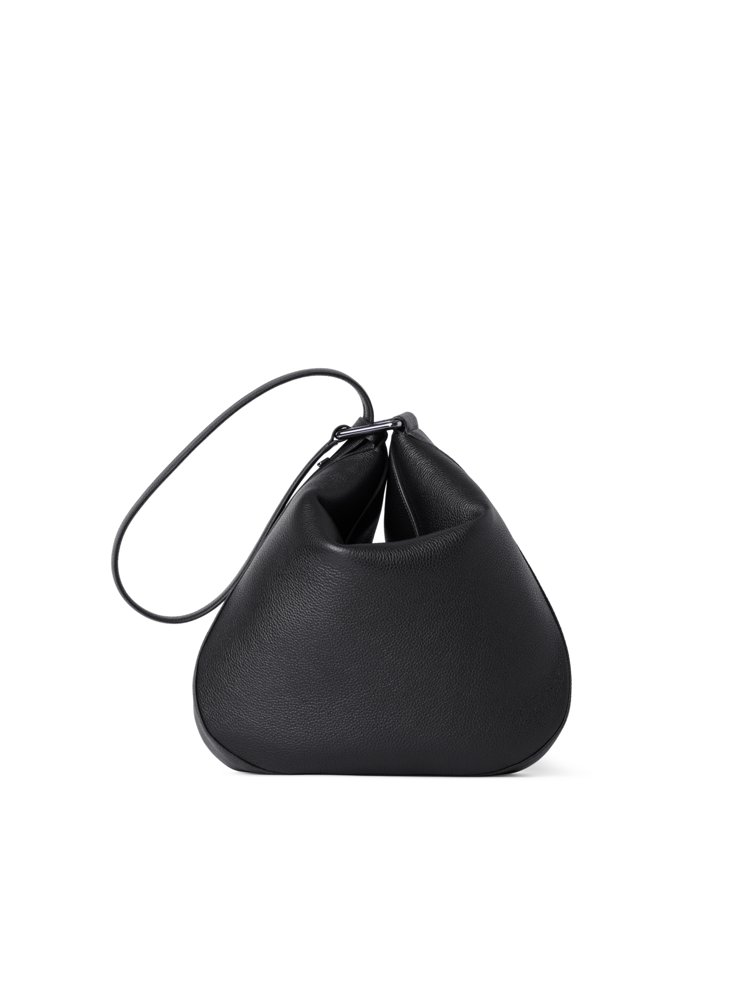 Designer Anna Medium Hobo Bag - Schwarz