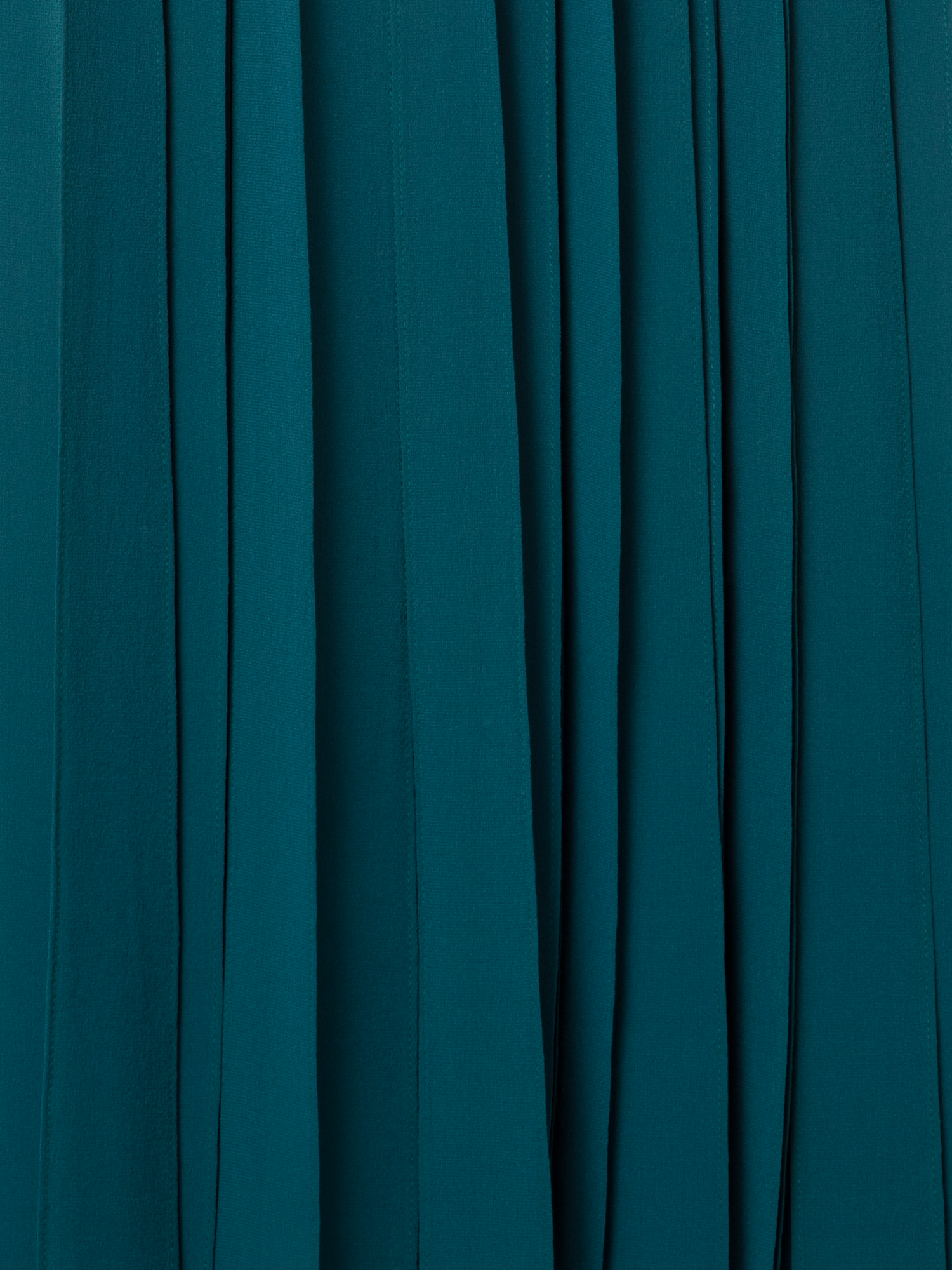 Designer Maxi-Seidenrock mit losen Bändern - Grün