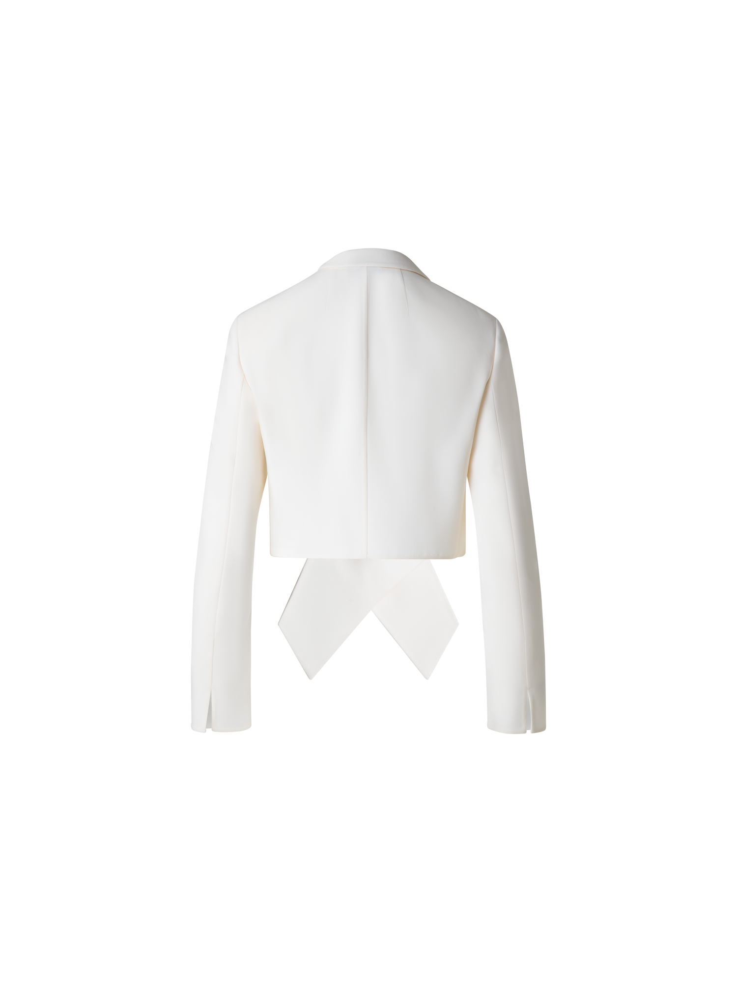 Designer Asymmetrische Doubleface-Jacke aus Wolle