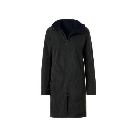 Wendbarer Wolle und Shell Mantel