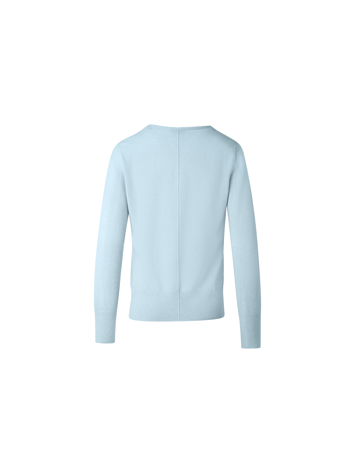 Designer Kaschmirpullover mit V-Ausschnitt - Blau