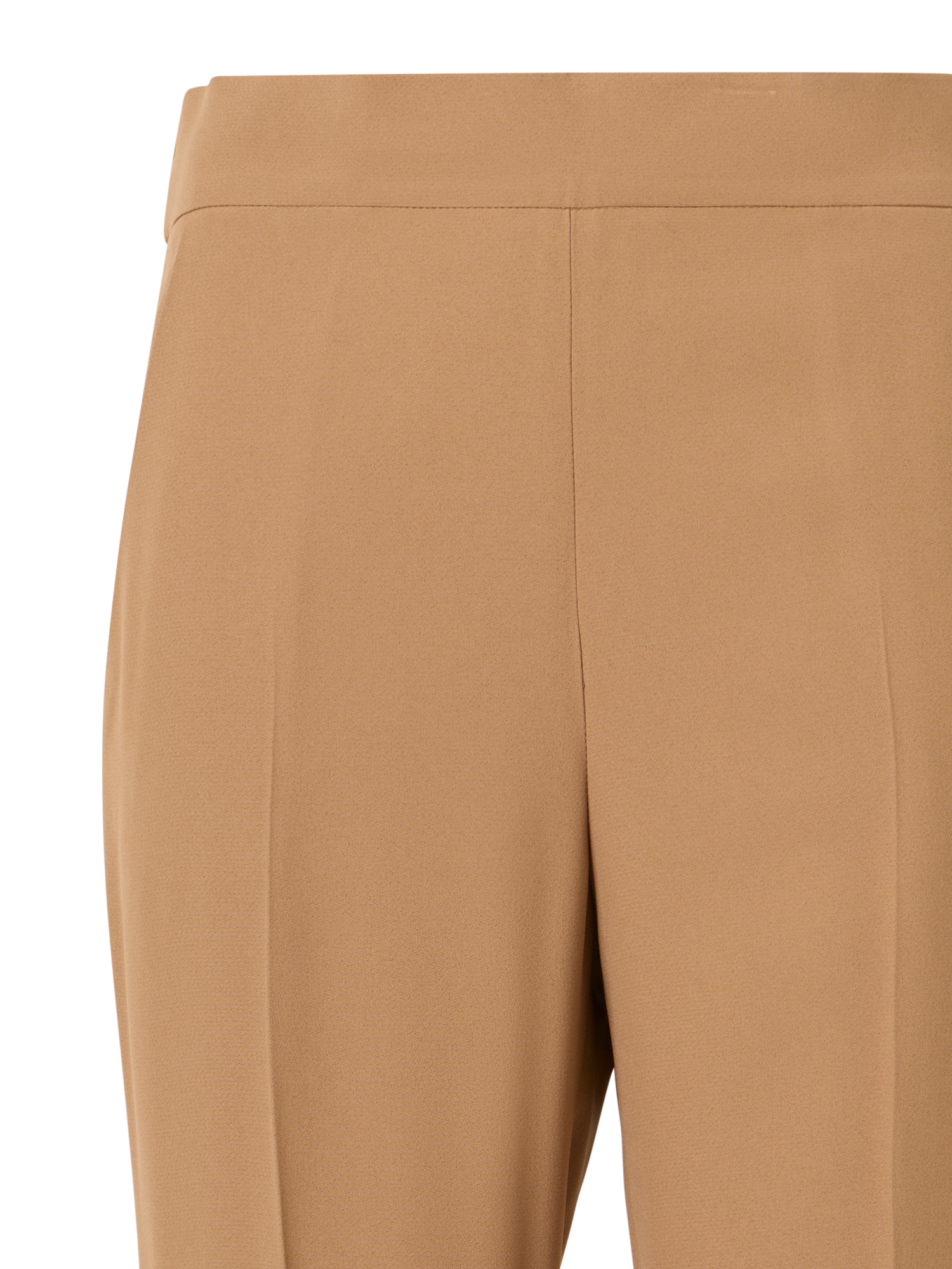 Designer Chris Tapered Hose aus Acetat-Viskose-Krepp - Braun