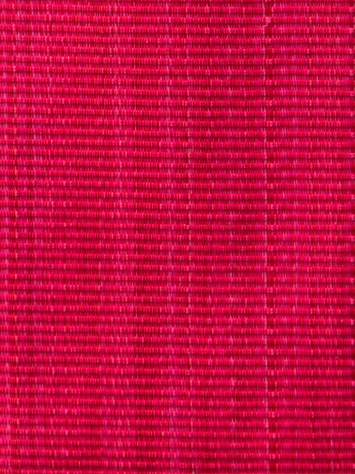 Designer Gepäck-Tag aus Rosshaar und Leder - Rot