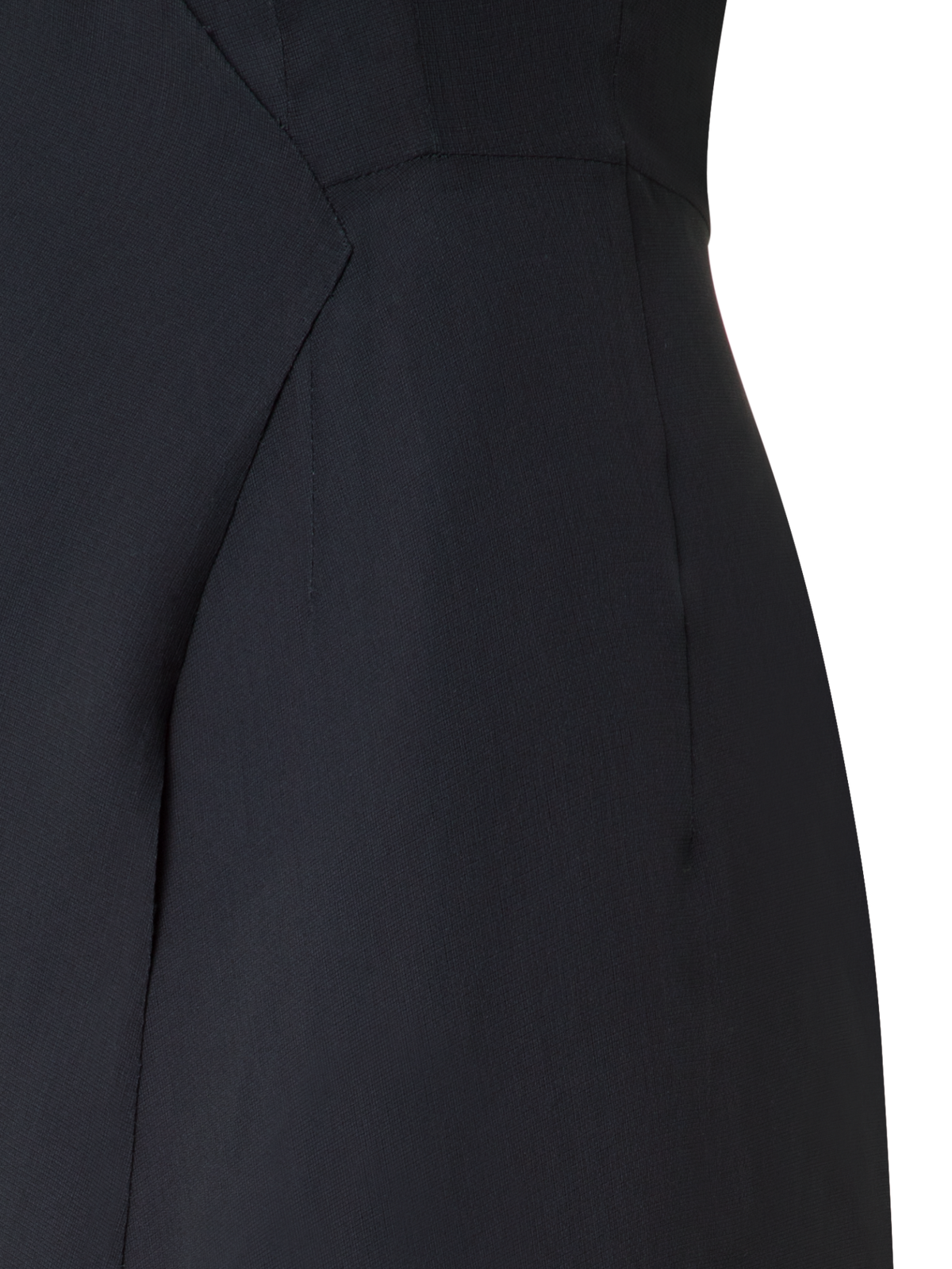 Designer Doppellagiges Abendkleid aus Seide - Schwarz