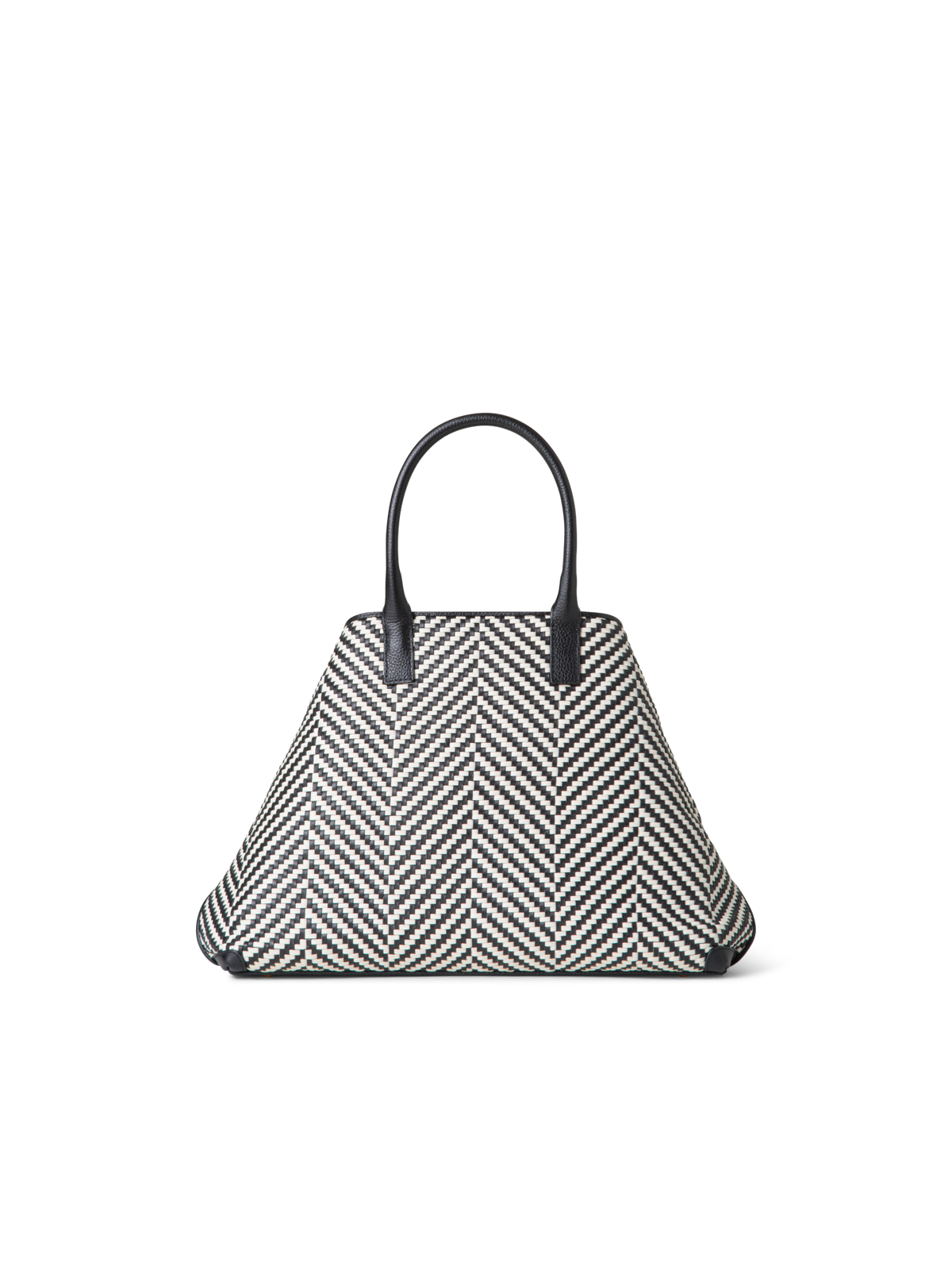 Designer Ai Small Top Handle Tote - Schwarz - Bunt - Weiss