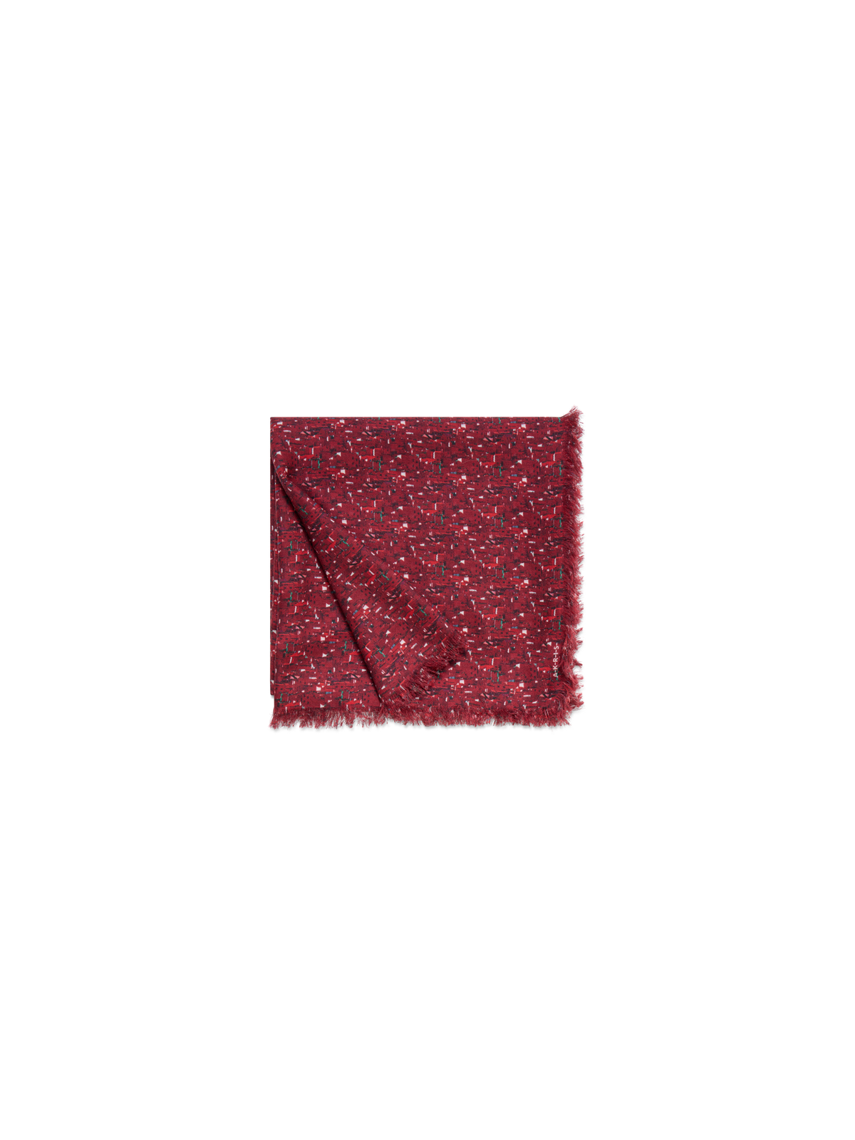 Designer Schal mit Chefchaouen-Print