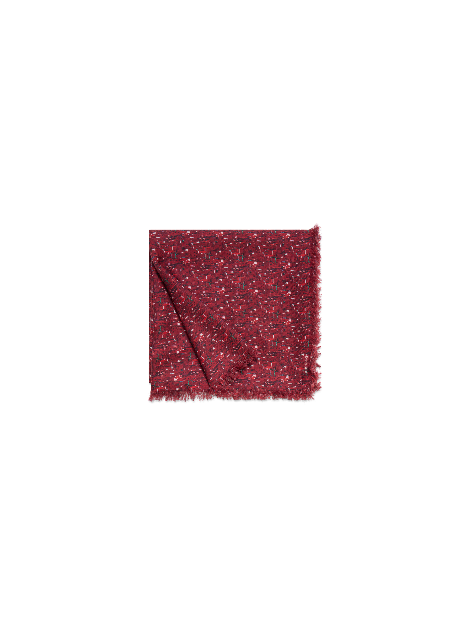 Designer Schal mit Chefchaouen-Print