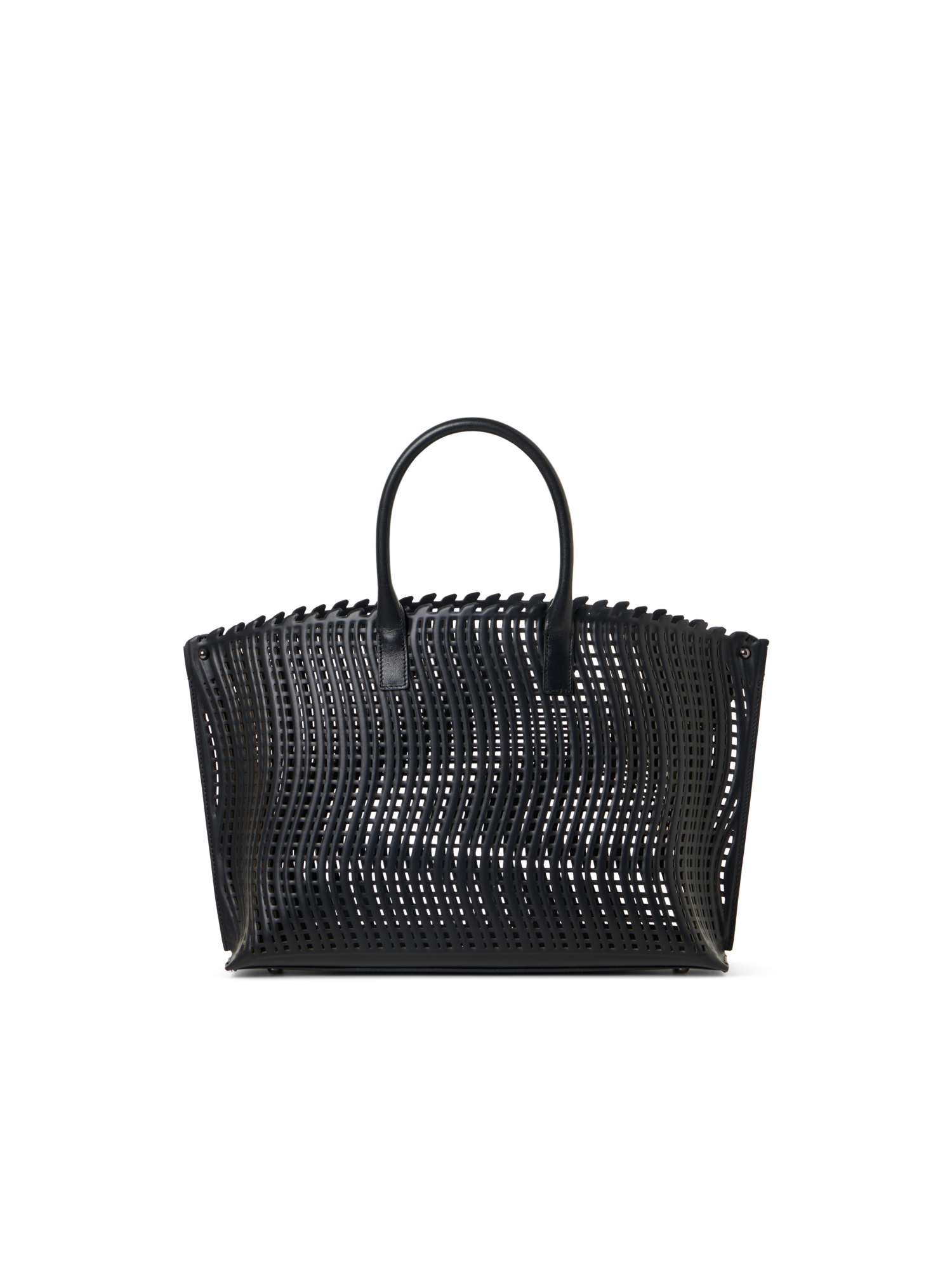 Designer Ai Small Top Handle Tote Bag - Schwarz