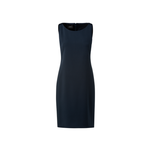 Etuikleid aus Seiden-Stretch-Crêpe