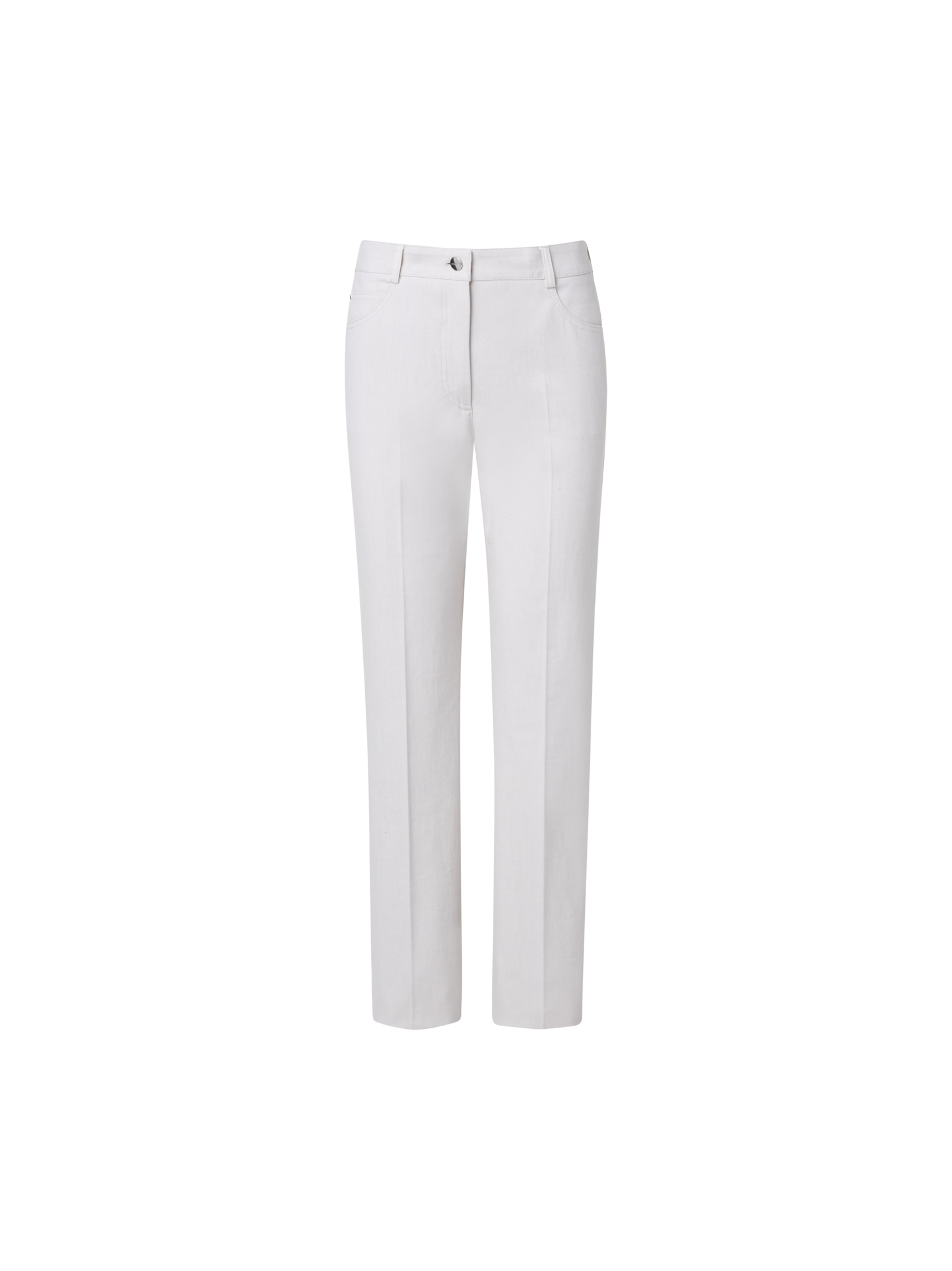 Designer Gerade Hose aus Baumwoll-Stretch-Denim
