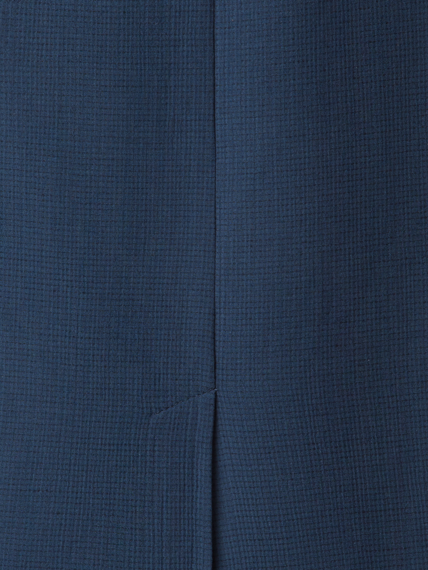 Designer Bleistiftrock aus Baumwoll-Seide Doubleface - Blau