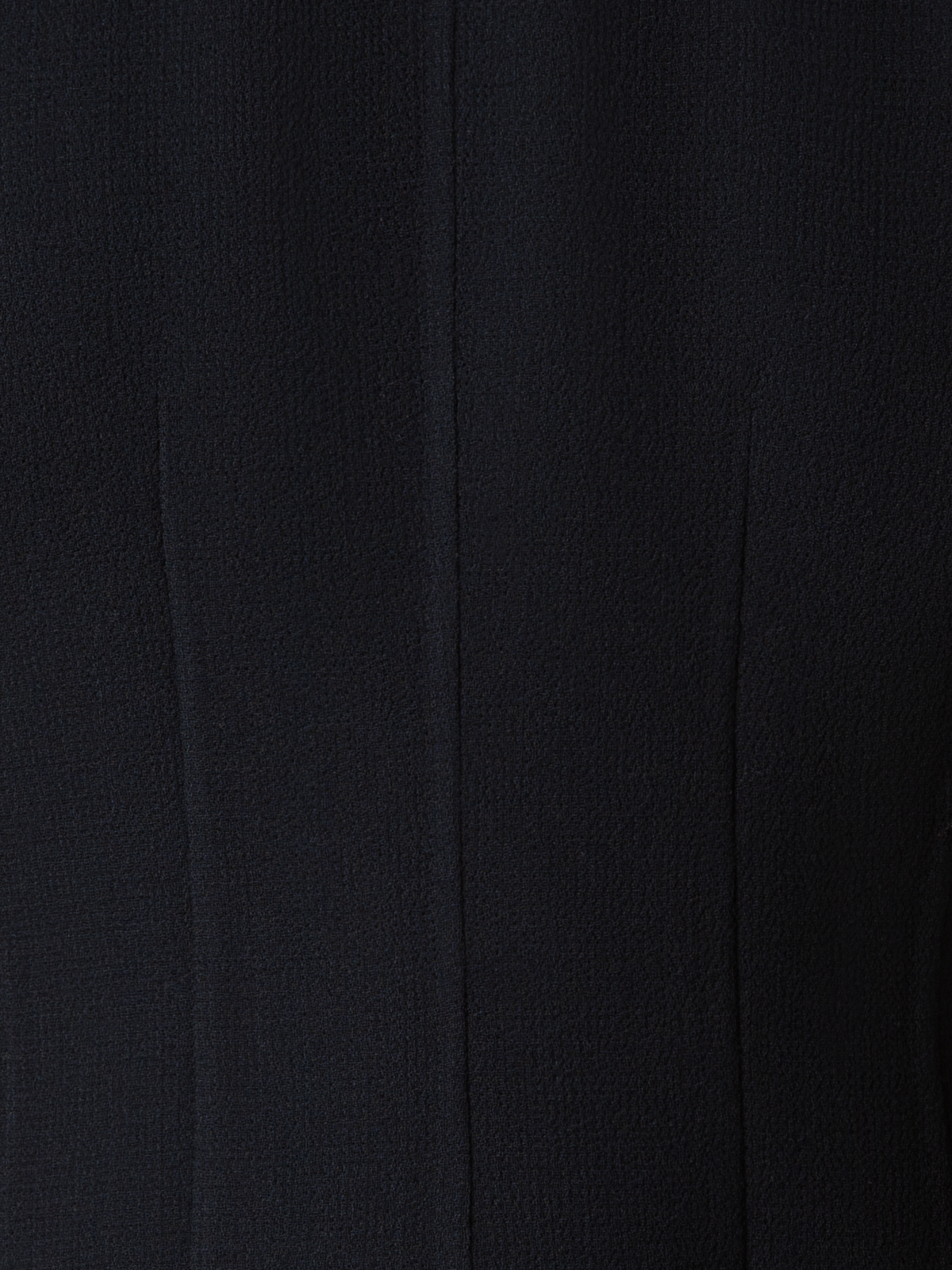 Designer Taillierte Jacke aus Wollkrepp-Doubleface - Schwarz