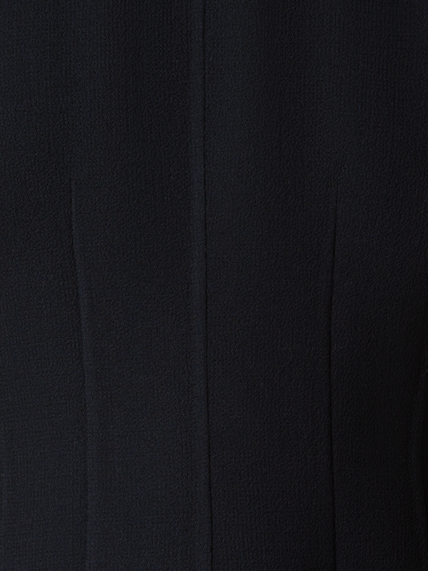 Designer Taillierte Jacke aus Wollkrepp-Doubleface - Schwarz