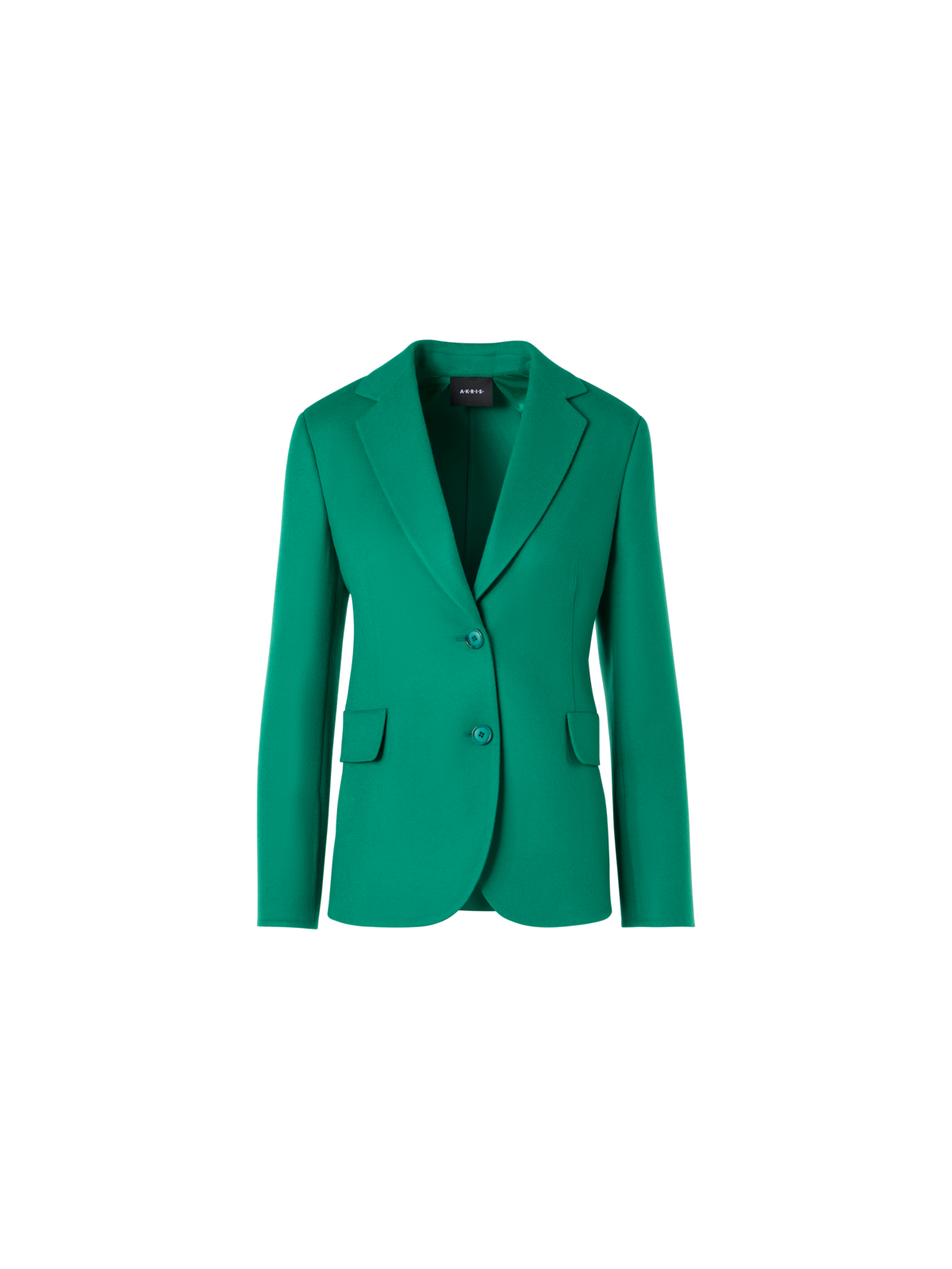 Designer Daigon Jacke aus Kaschmir-Doubleface - Grün