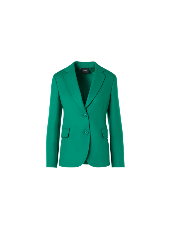 Designer Daigon Jacke aus Kaschmir-Doubleface - Grün