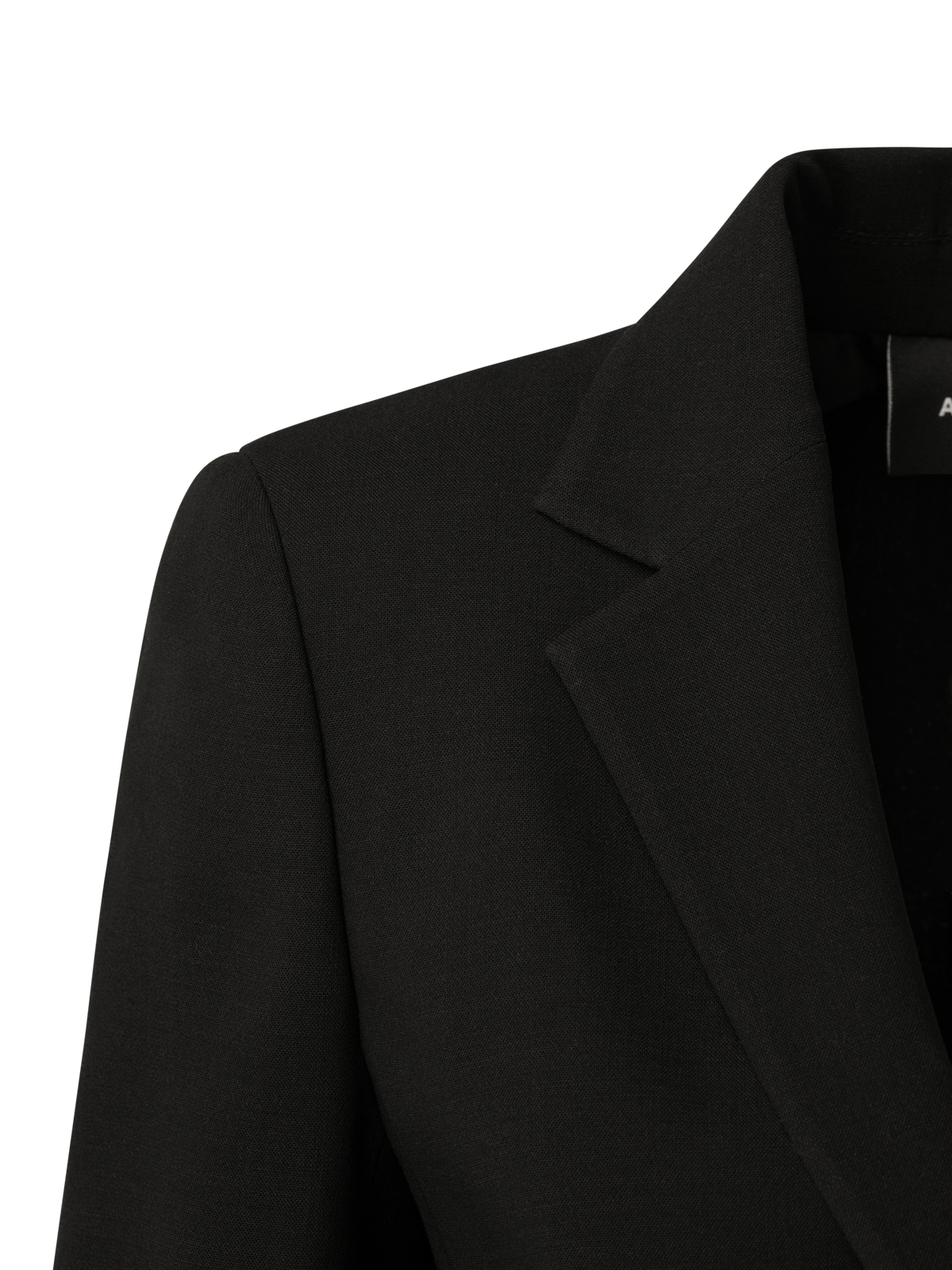 Designer Blazer aus Woll-Doubleface - Schwarz