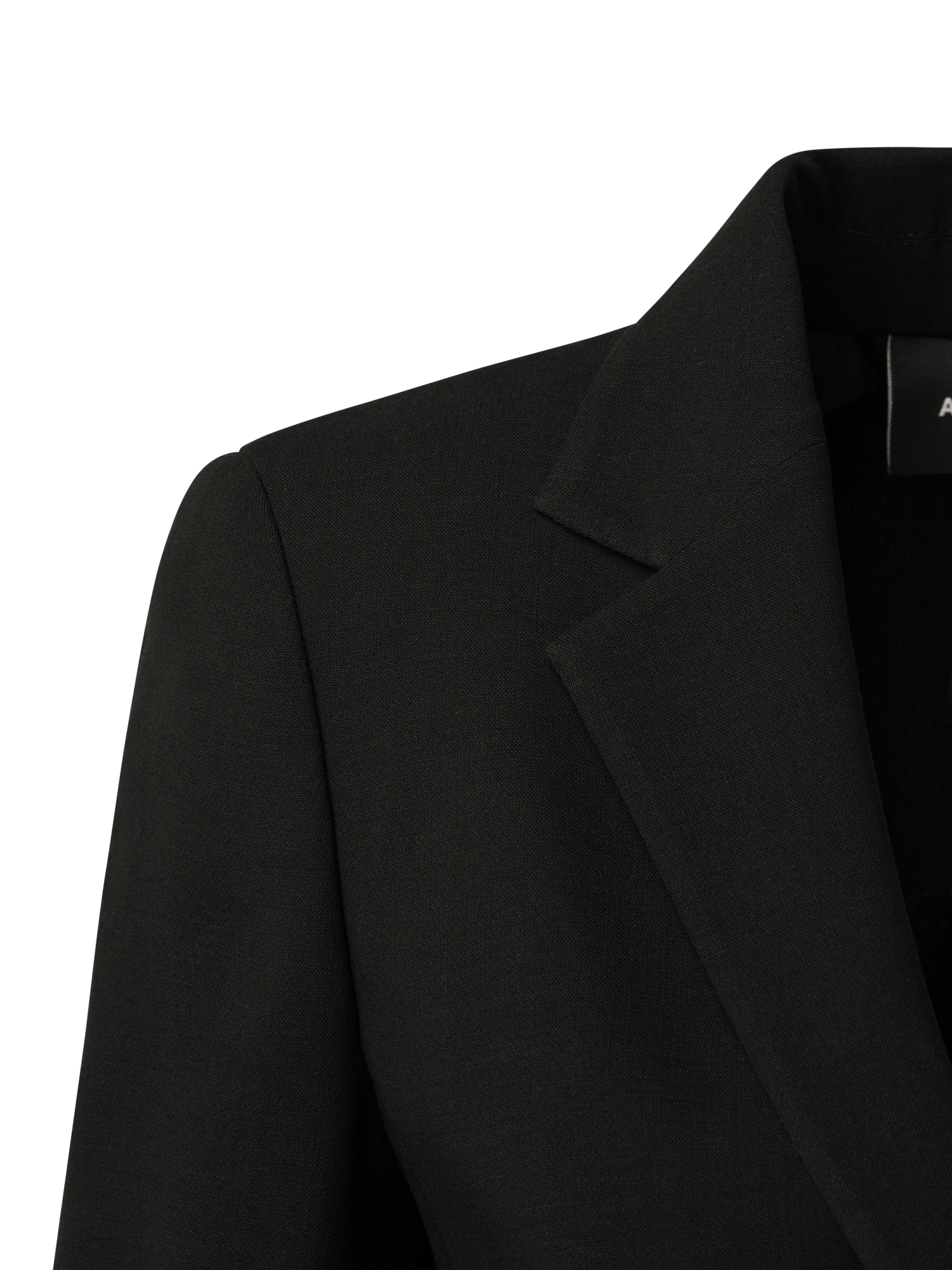 Designer Blazer aus Woll-Doubleface - Schwarz