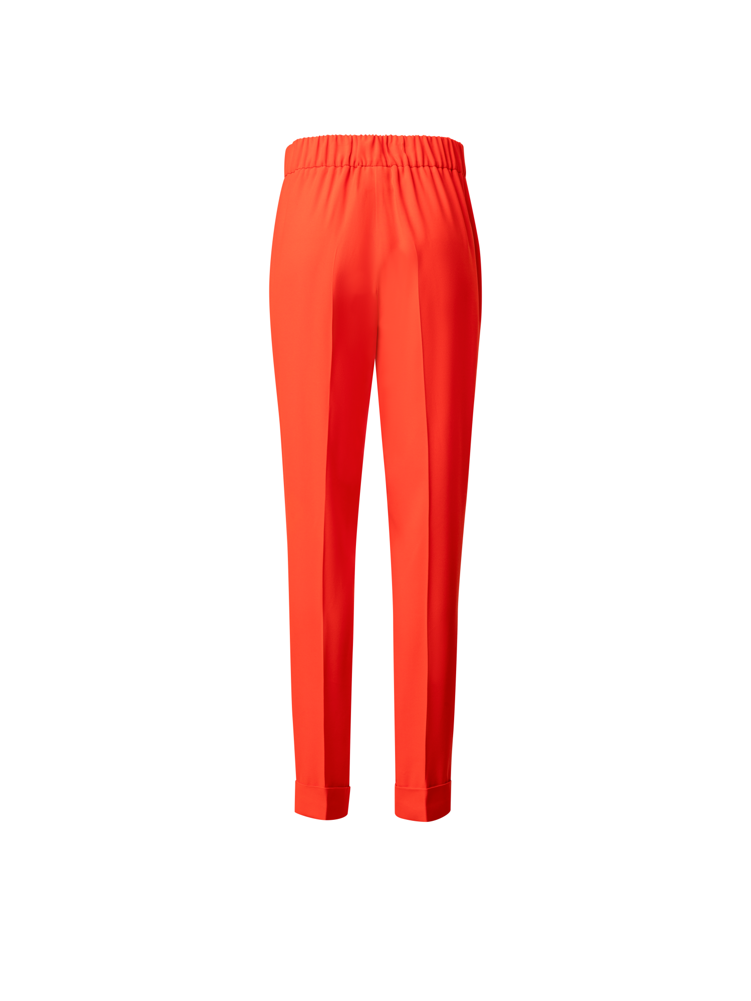 Designer Tapered Hose aus Crêpe - Rot