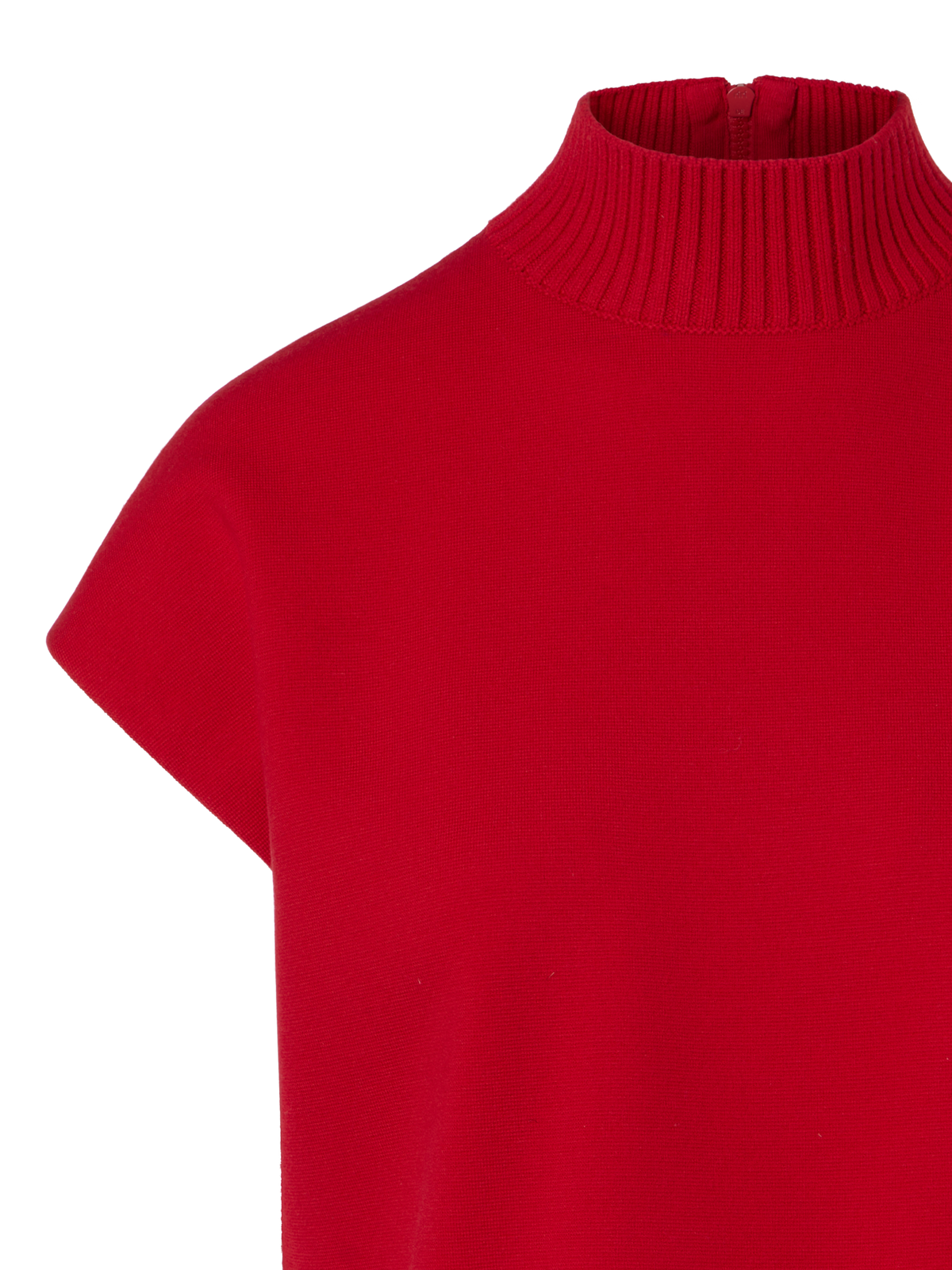 Designer Leuchtend roter Milano-Strick Pullover - Rot