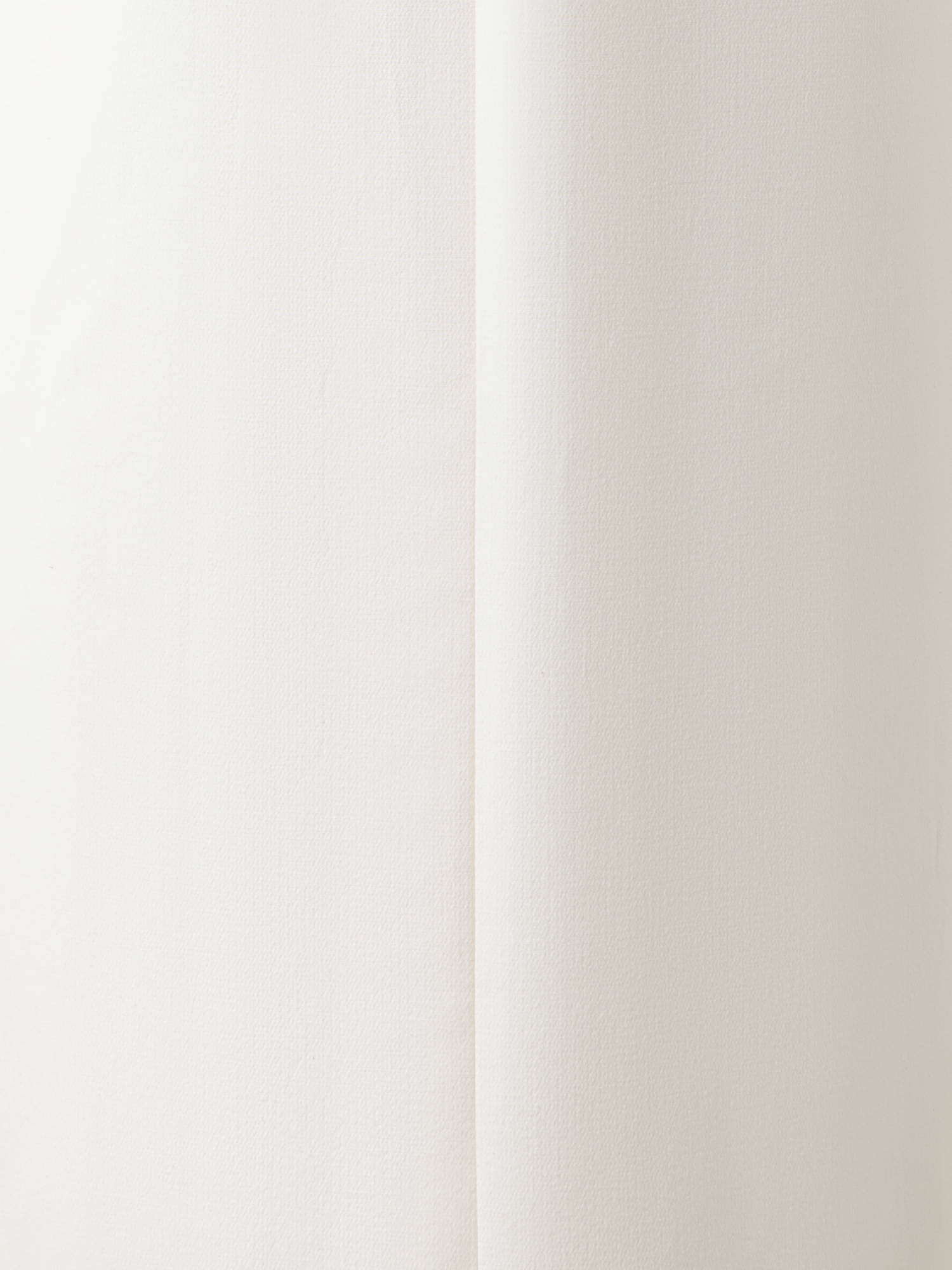 Designer Etuikleid aus Baumwollseide mit Ausschnitten - Ecru - Weiss