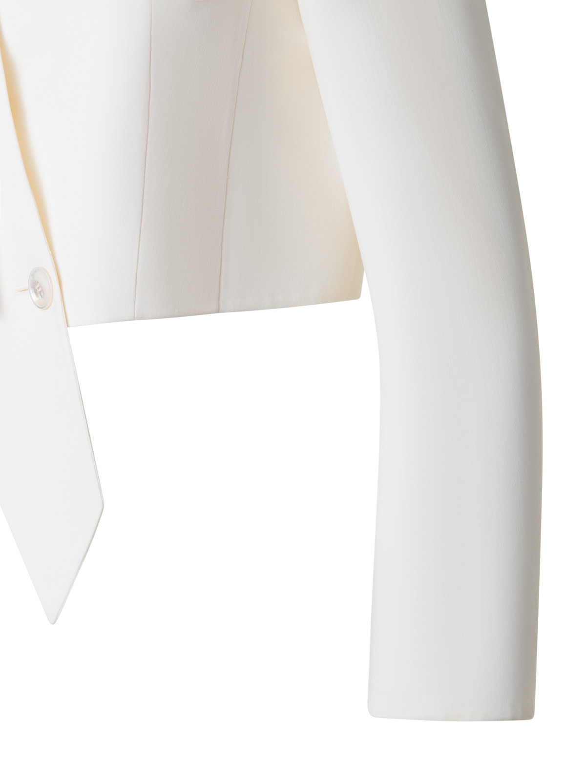 Designer Asymmetrische Doubleface-Jacke aus Wolle