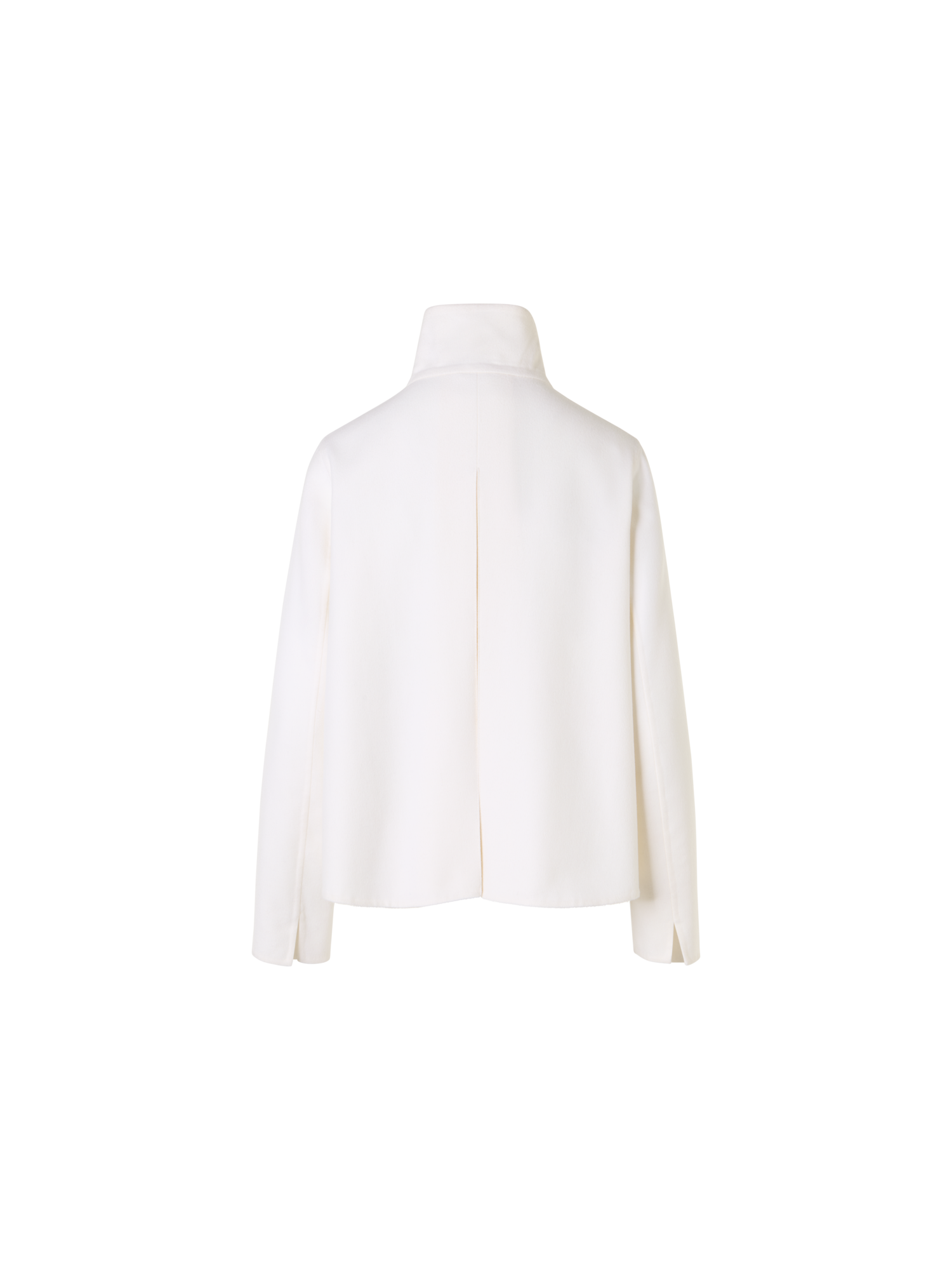 Designer Castro Jacke aus Kaschmir-Doubleface - Ecru
