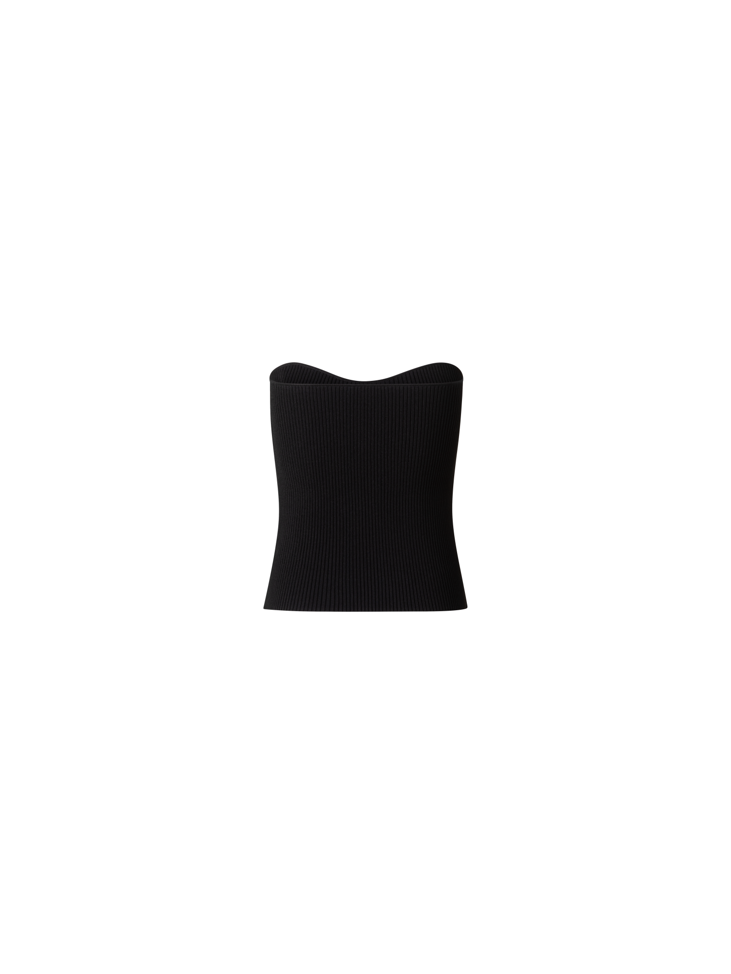 Designer Bodycon Korsage - Schwarz