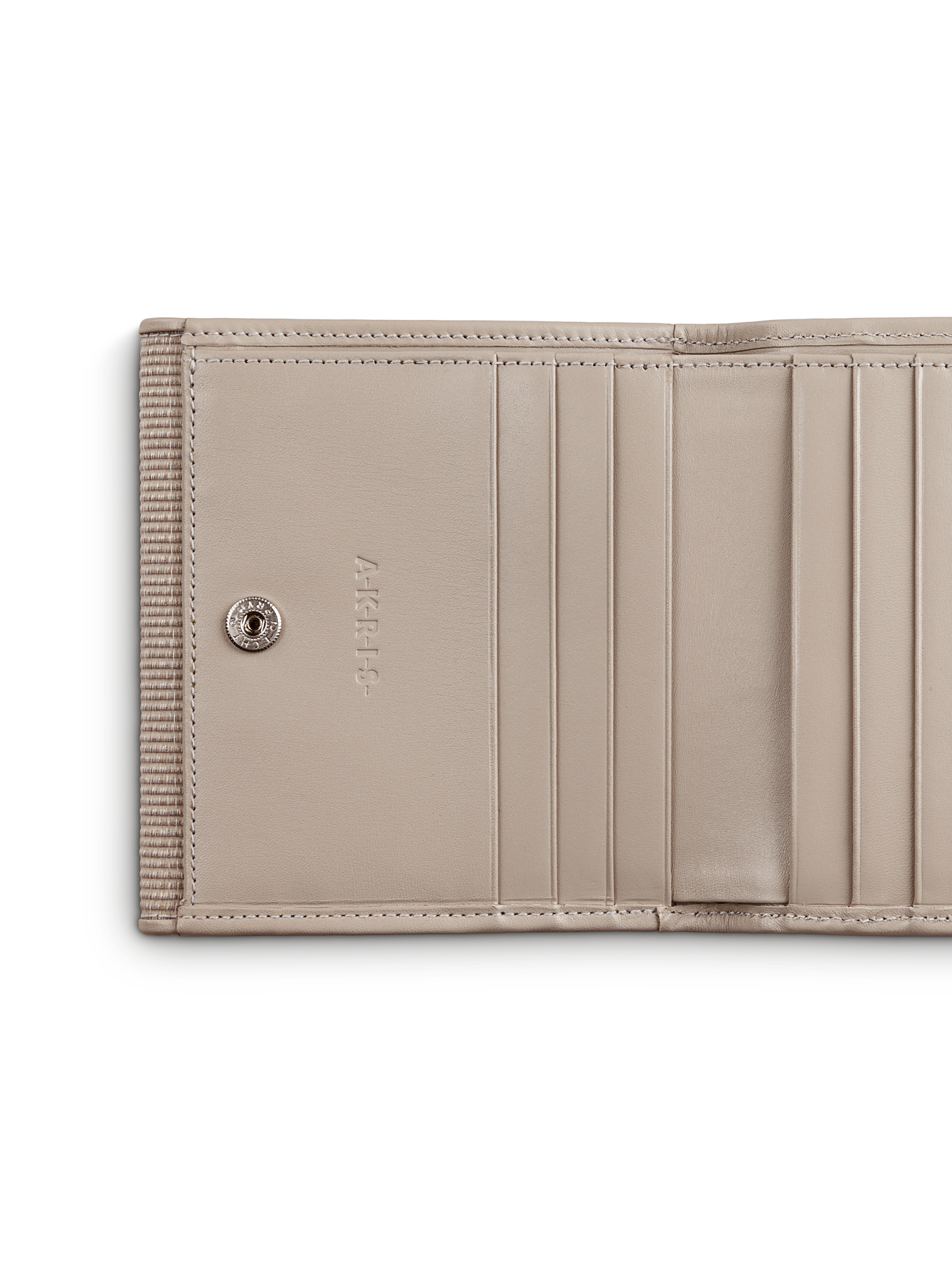 Designer Small Flap Over Wallet in Horsehair, 10.3 x 9.5 x2.3 cm