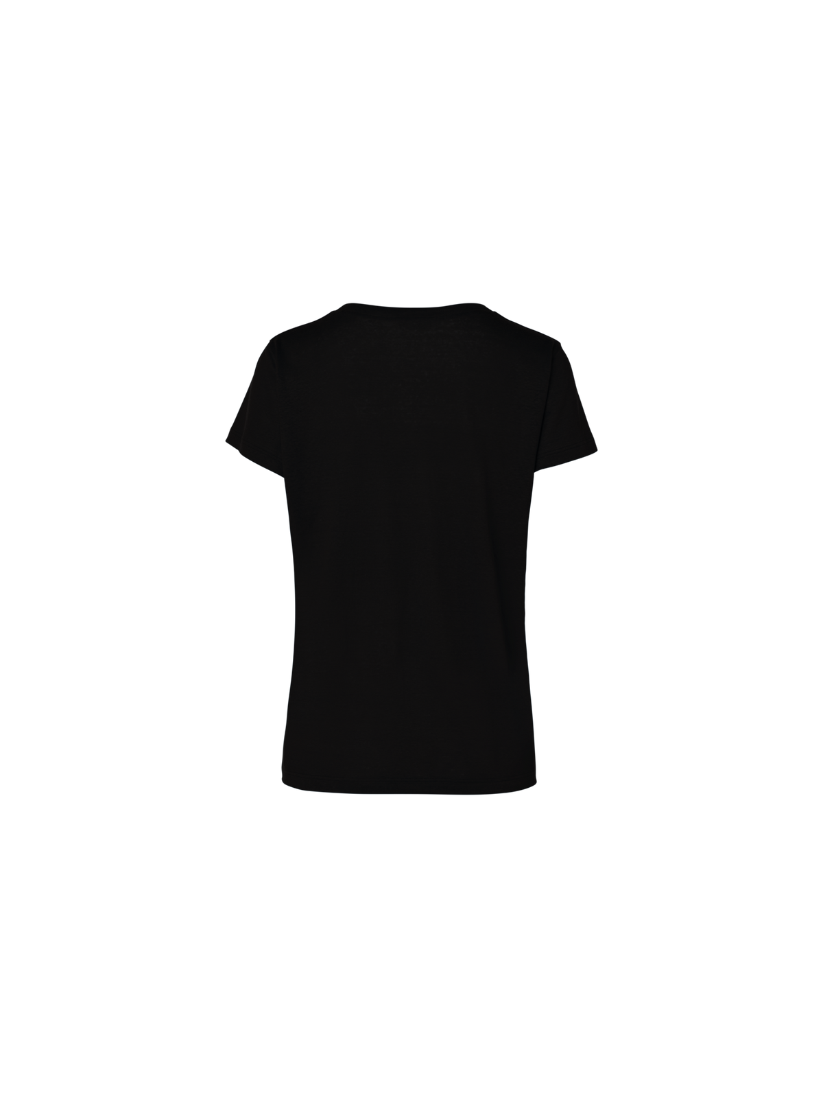 Designer Leinen Jersey T-Shirt - Schwarz