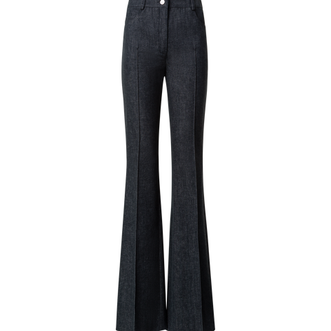 Bootcut Hose aus Baumwoll-Stretch-Denim