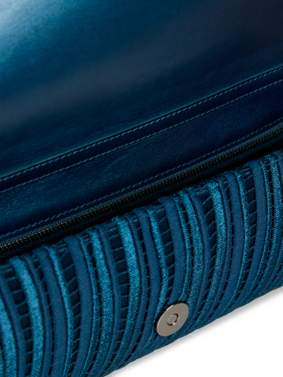 Designer Anouk Small Trapezoid Clutch - Blau