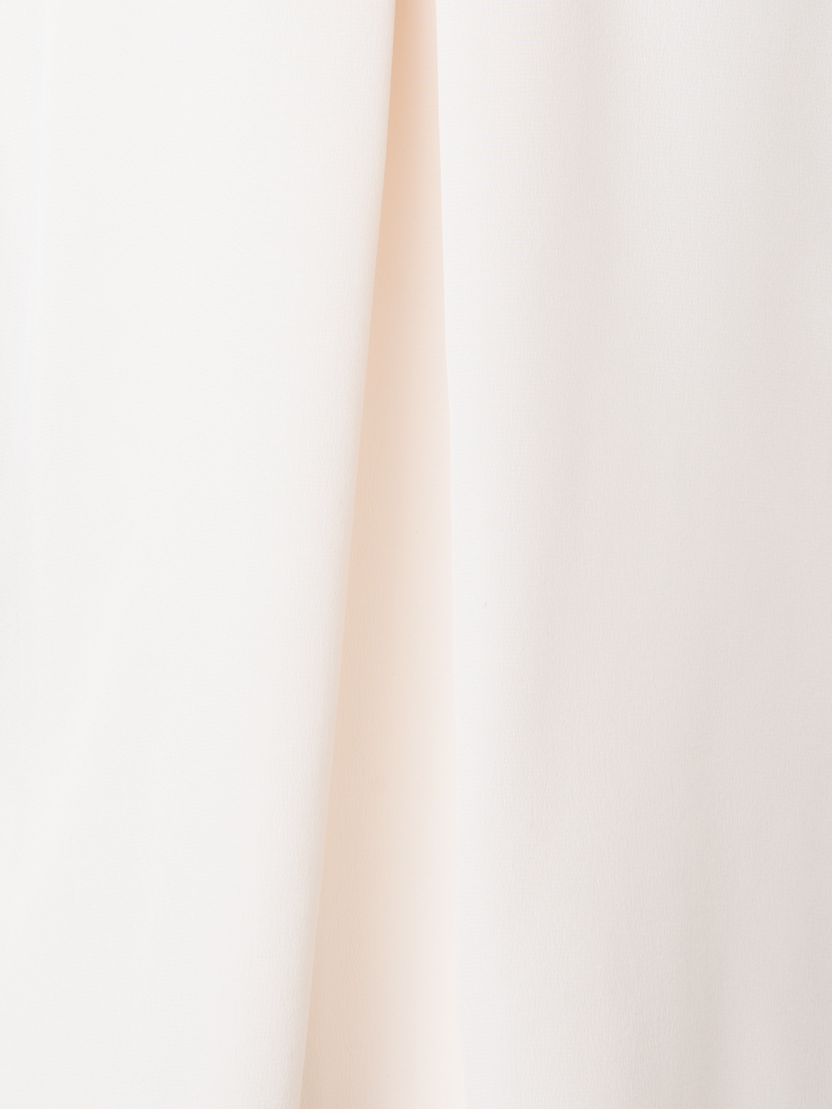 Designer Seidenbluse mit 3D Organza-Anemone - Ecru - Weiss