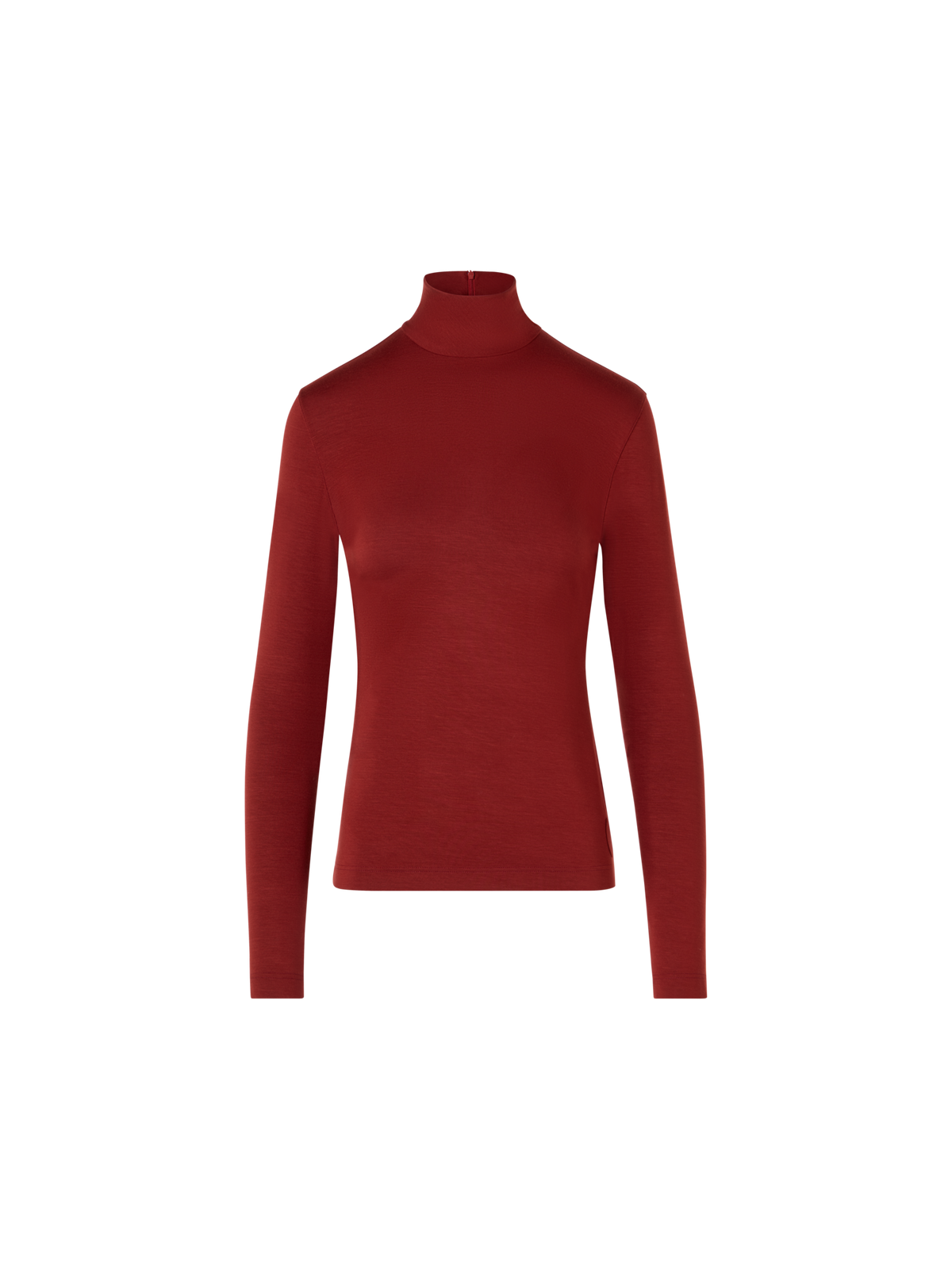 Designer Tailliertes Modal-Shirt mit Punto Dot Detail - Rot