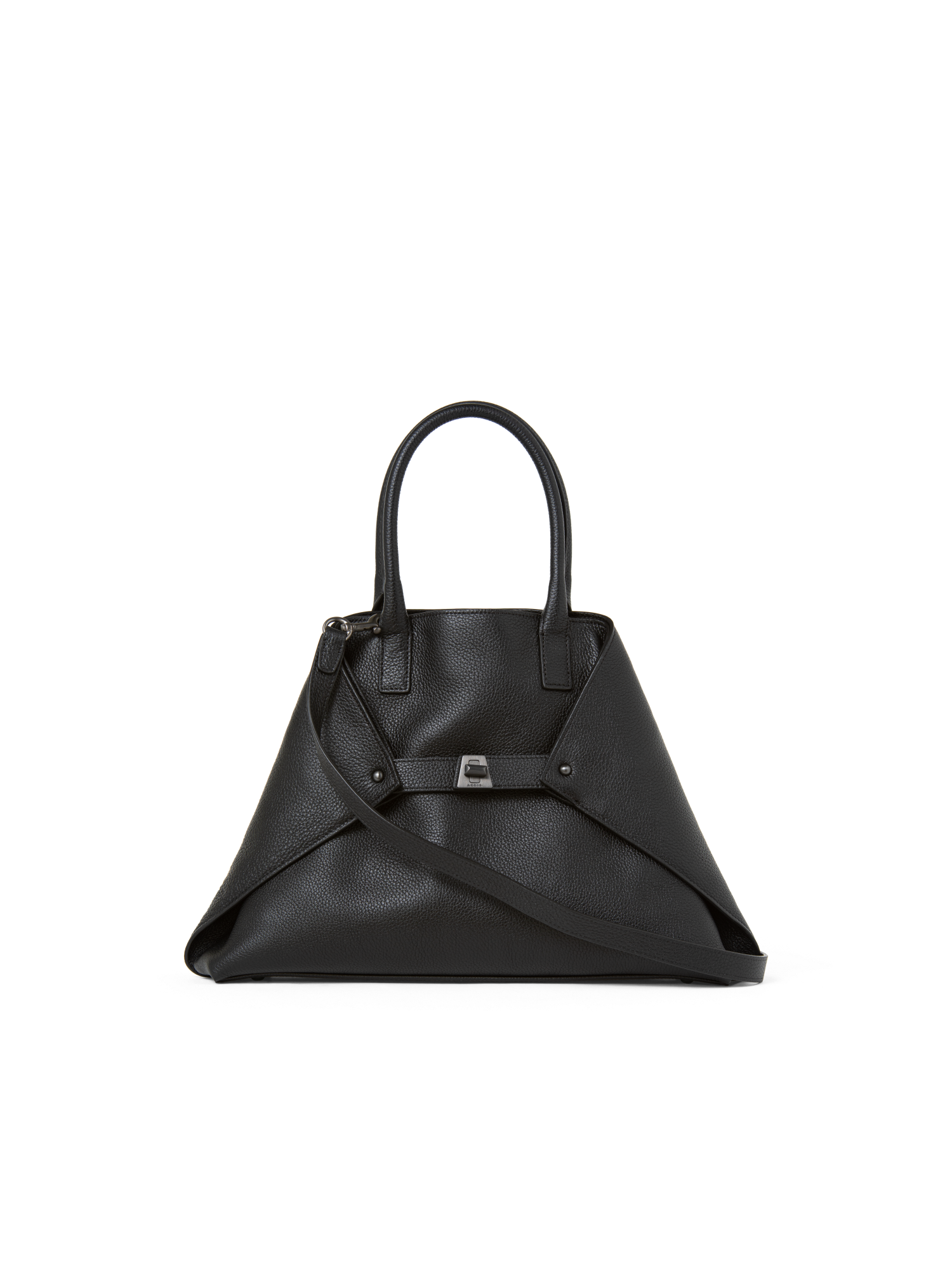 Designer Ai Small Top Handle Tote - Schwarz