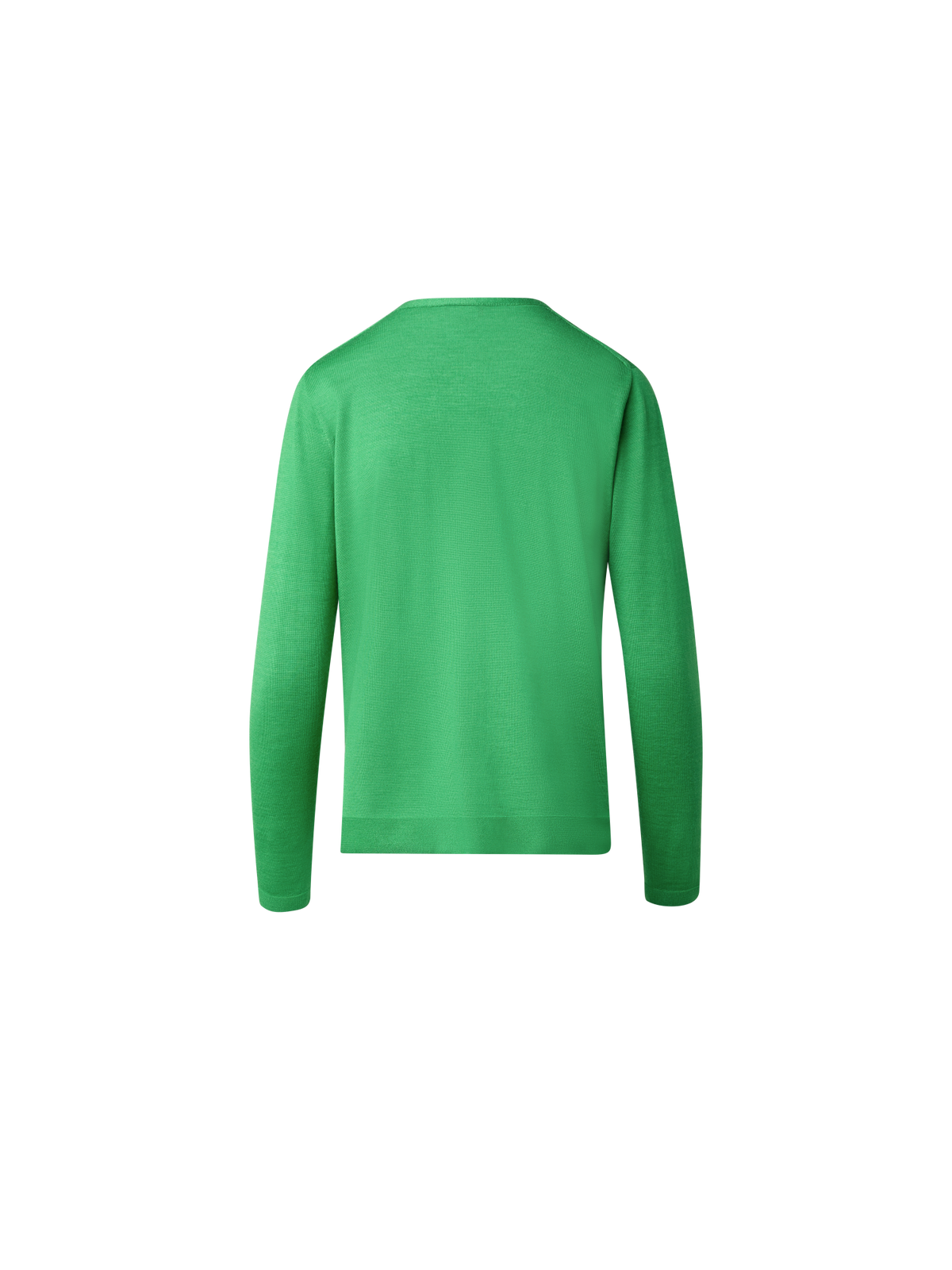 Designer Nahtloser Strickpullover aus Kaschmir und Seide - Grün