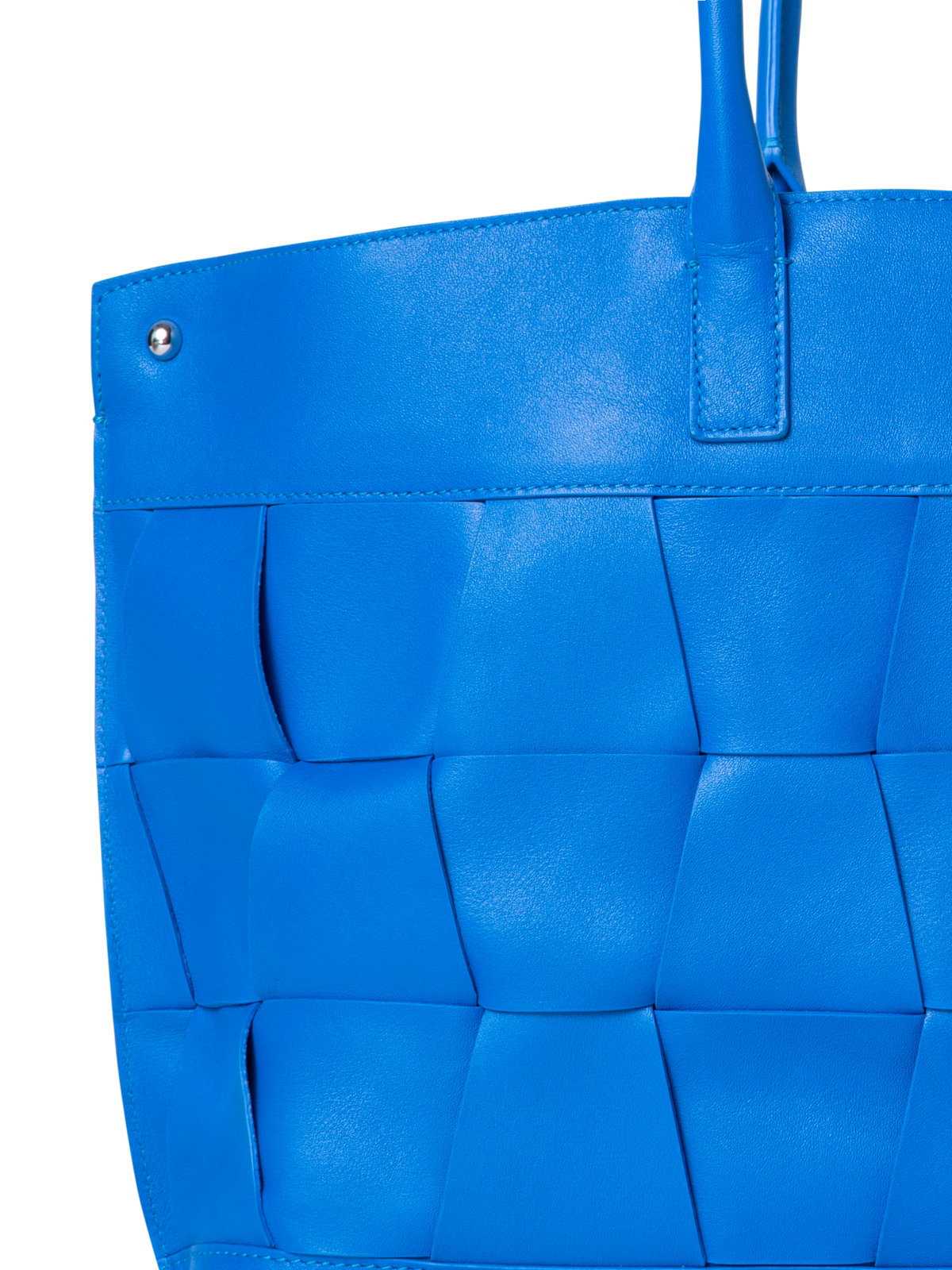 Designer Ai Small Top Handle Tote - Blau