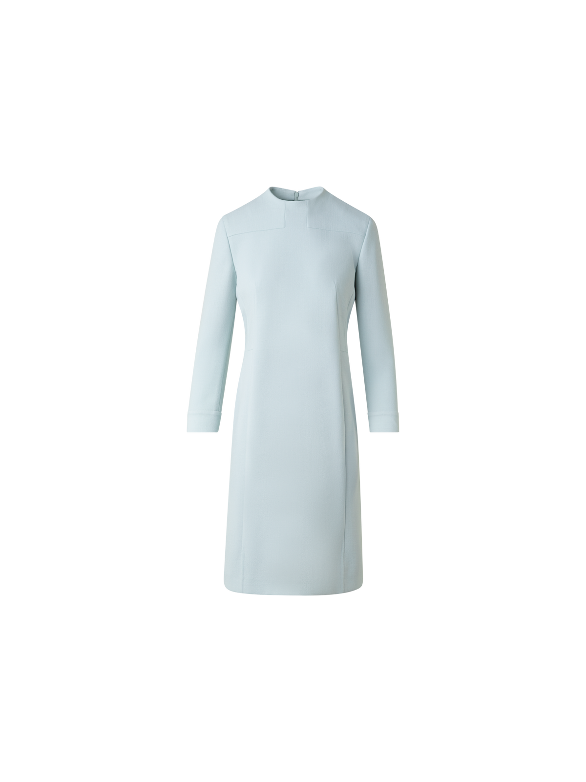 Designer Tailliertes Etuikleid aus Woll-Doubleface