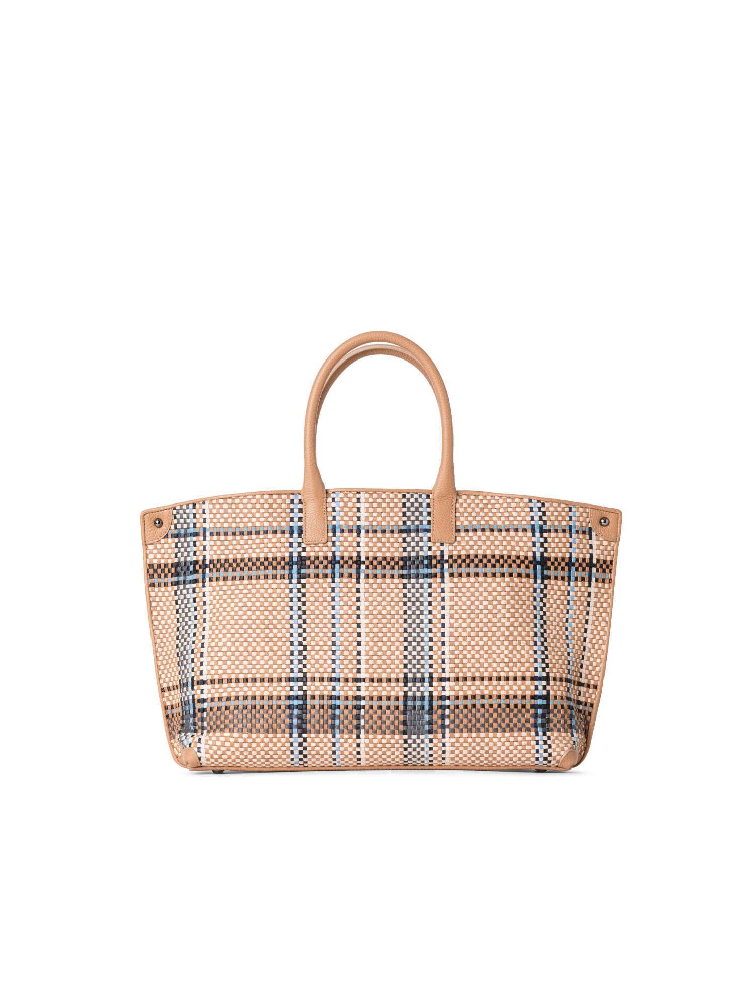 Designer Ai Small Top Handle Tote - Bunt - Beige