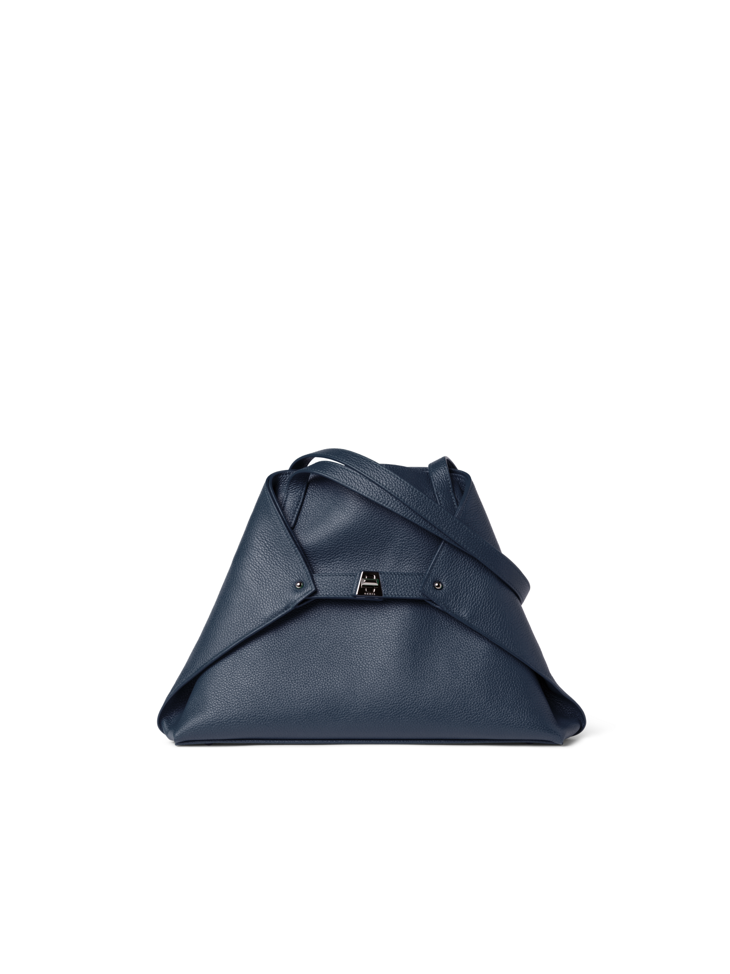 Designer Ai Small Shoulder Tote - Dunkelblau - Blau