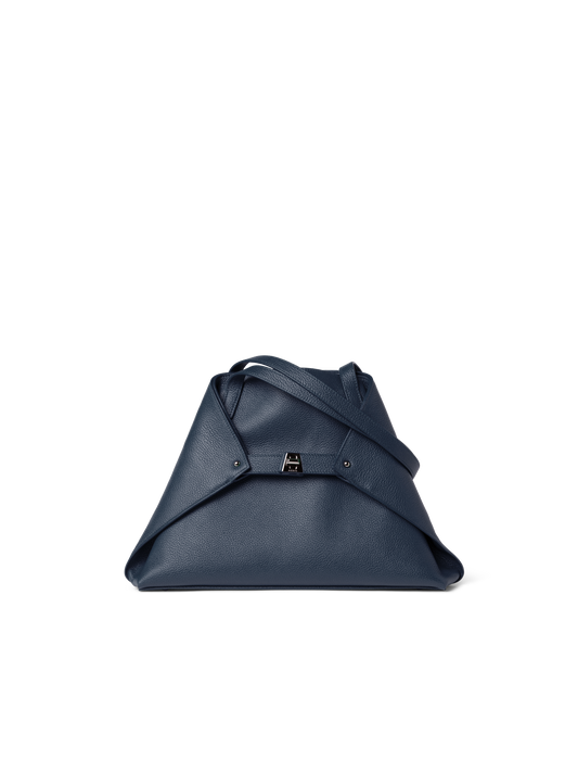 Designer Ai Small Shoulder Tote - Dunkelblau - Blau