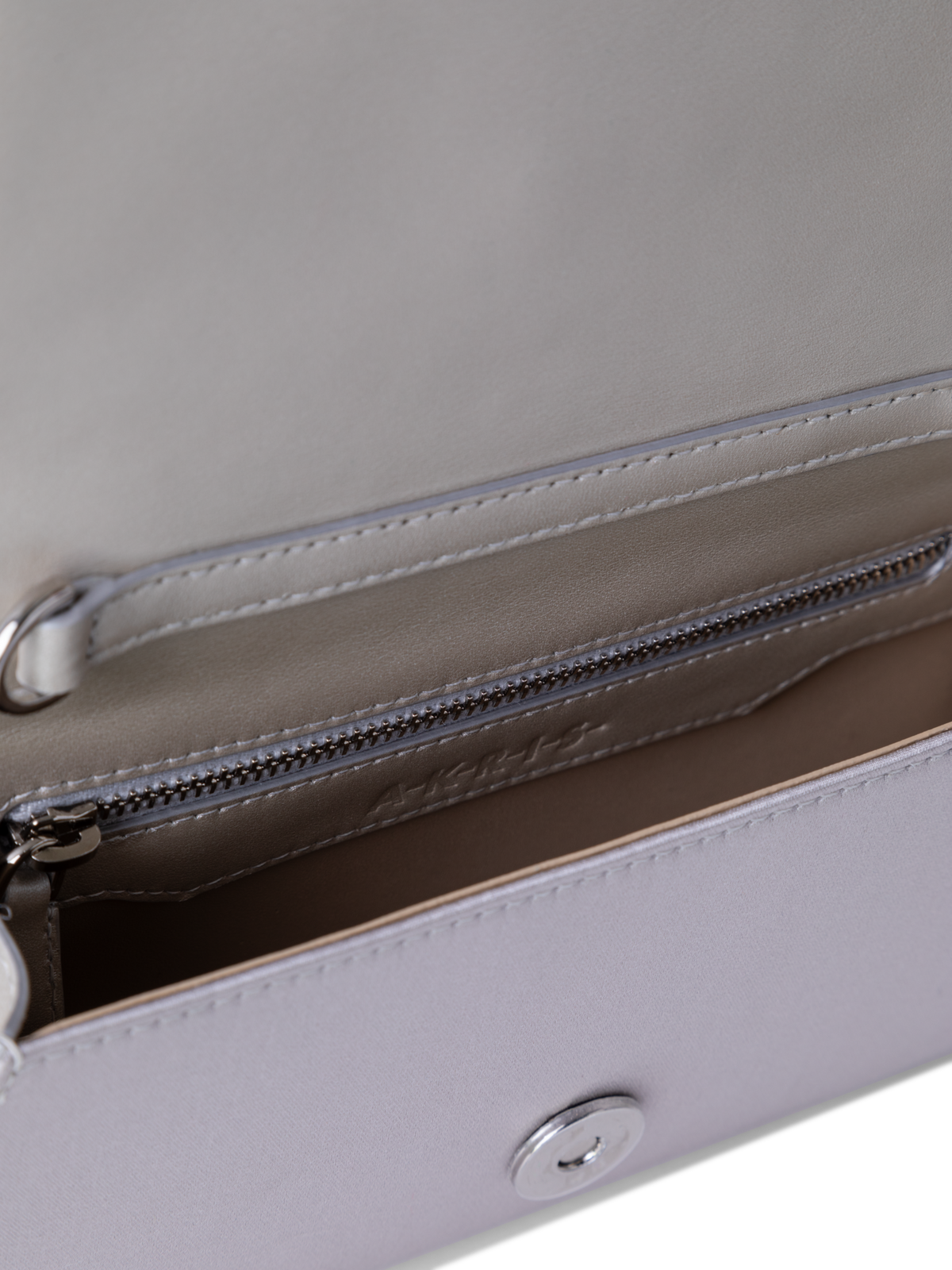 Designer Anouk Mini Trapezoid Clutch - Blau - Grau - Silber - Rosa