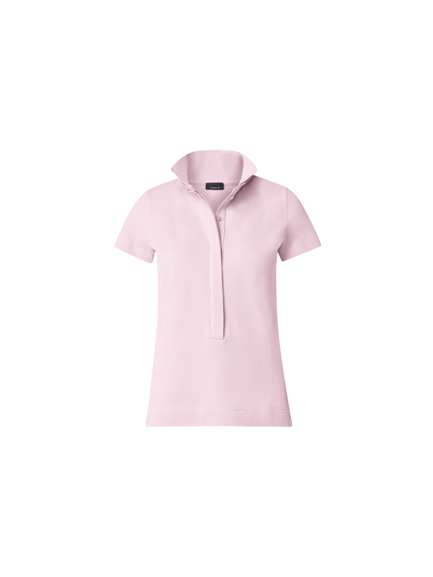 Designer Baumwoll-Poloshirt - Rosa