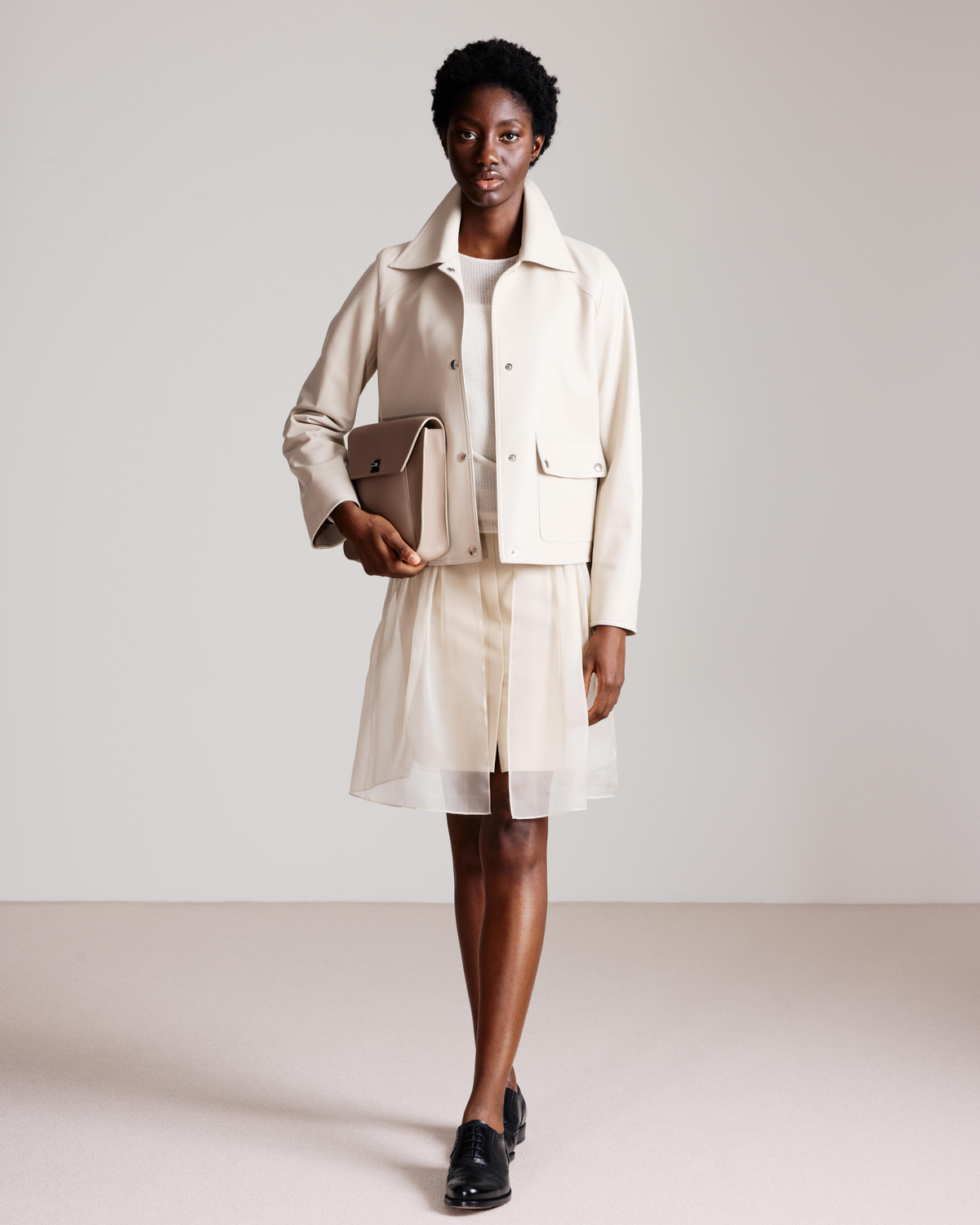 Designer Anouk Little Messenger Bag - Grau - Braun #editorial