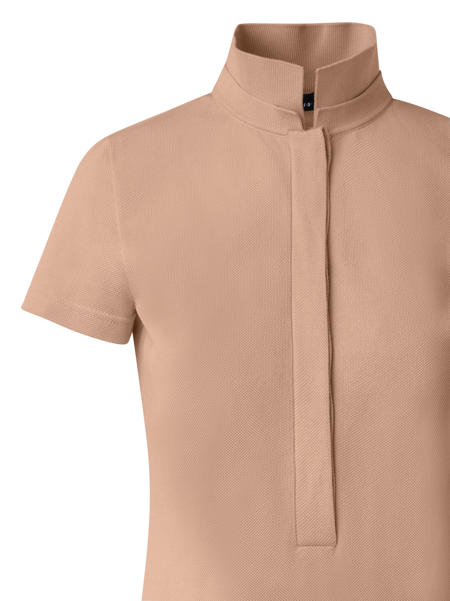 Designer Baumwoll-Poloshirt - Beige
